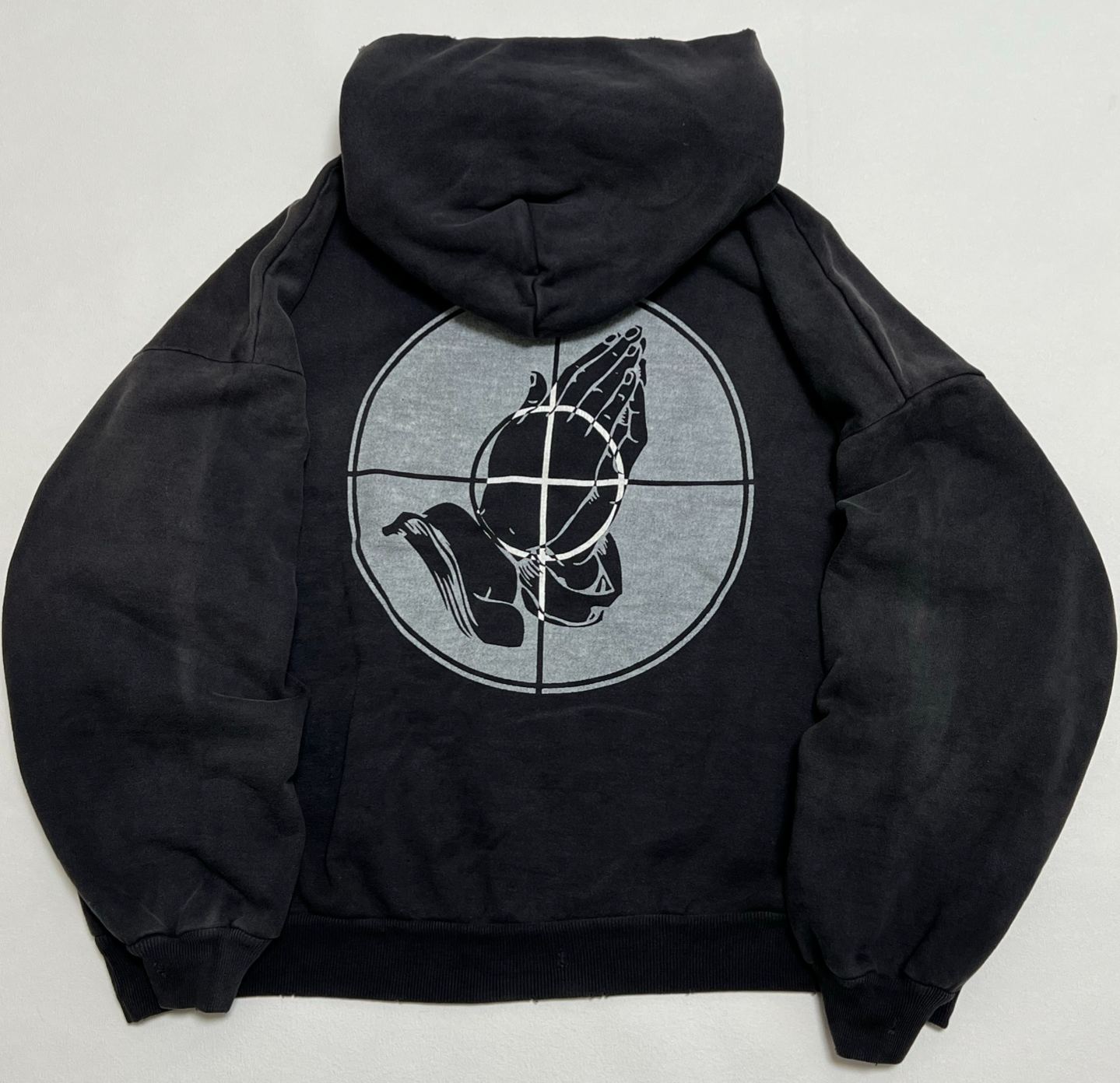 SAINT Mxxxxxx × FEAR OF GOD HOODIE  (SM-HR8-0000-C03）