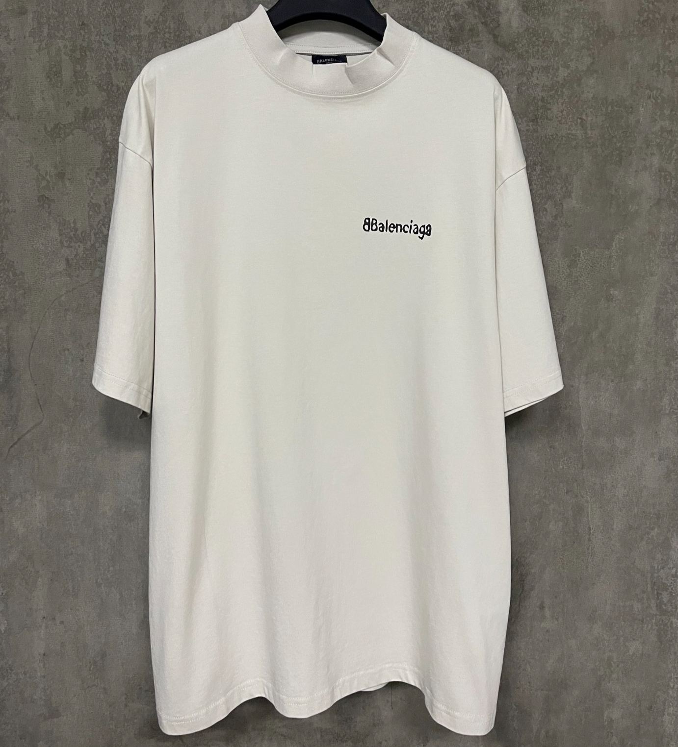 Balenciaga BB Logo T-Shirt 'White'（612966TOVO99081）