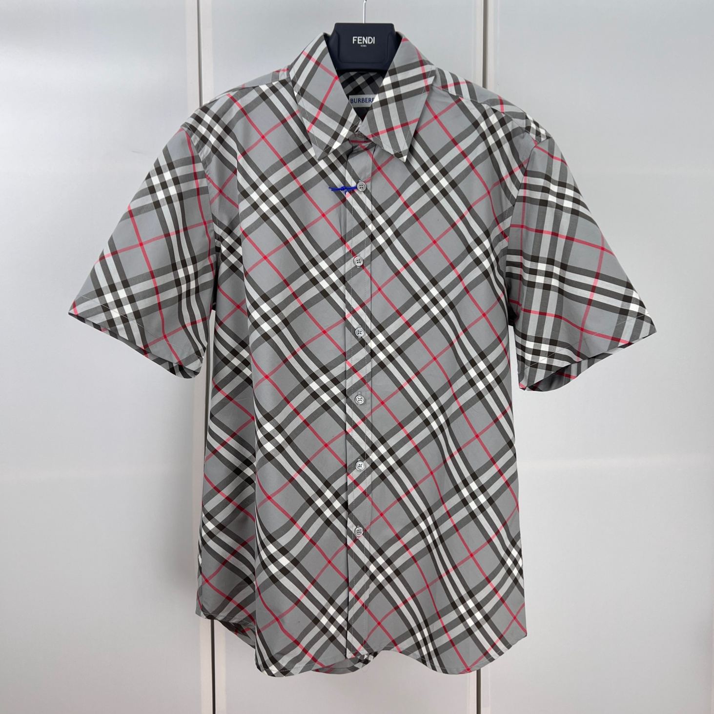 BURBERRY Regular Fit Check Cotton Shirt（81135371）