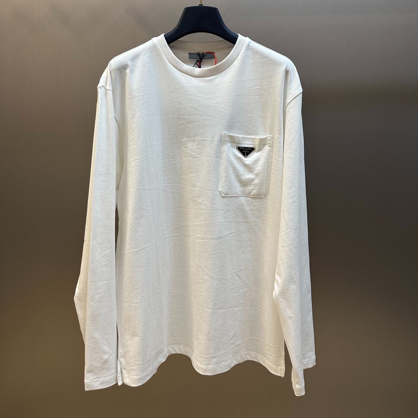 PRADA  Logo Cotton T-Shirt (34642-10UP-F0009-S-231）