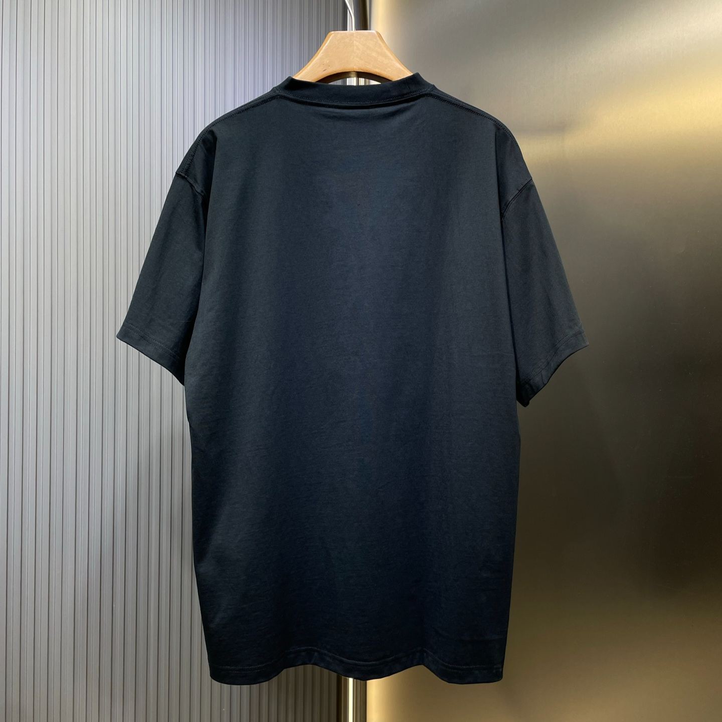 BALENCIAGA Automobili Lamborghini Men's Oversized T-Shirt "Faded Black"（831305TSVQ91083）