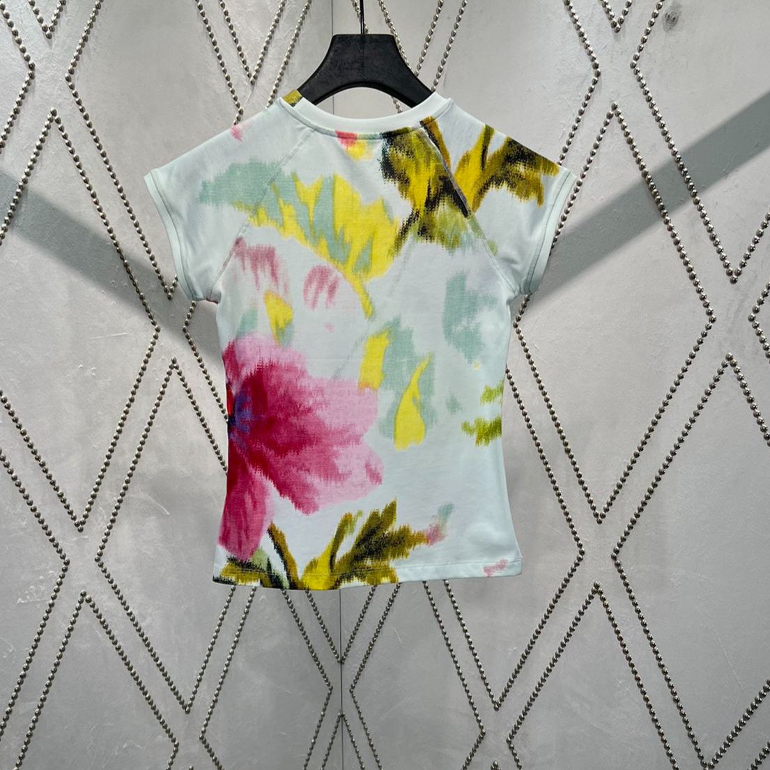 LOEWE Floral Print T-Shirt Small Fit（S359Y22X95-5459）