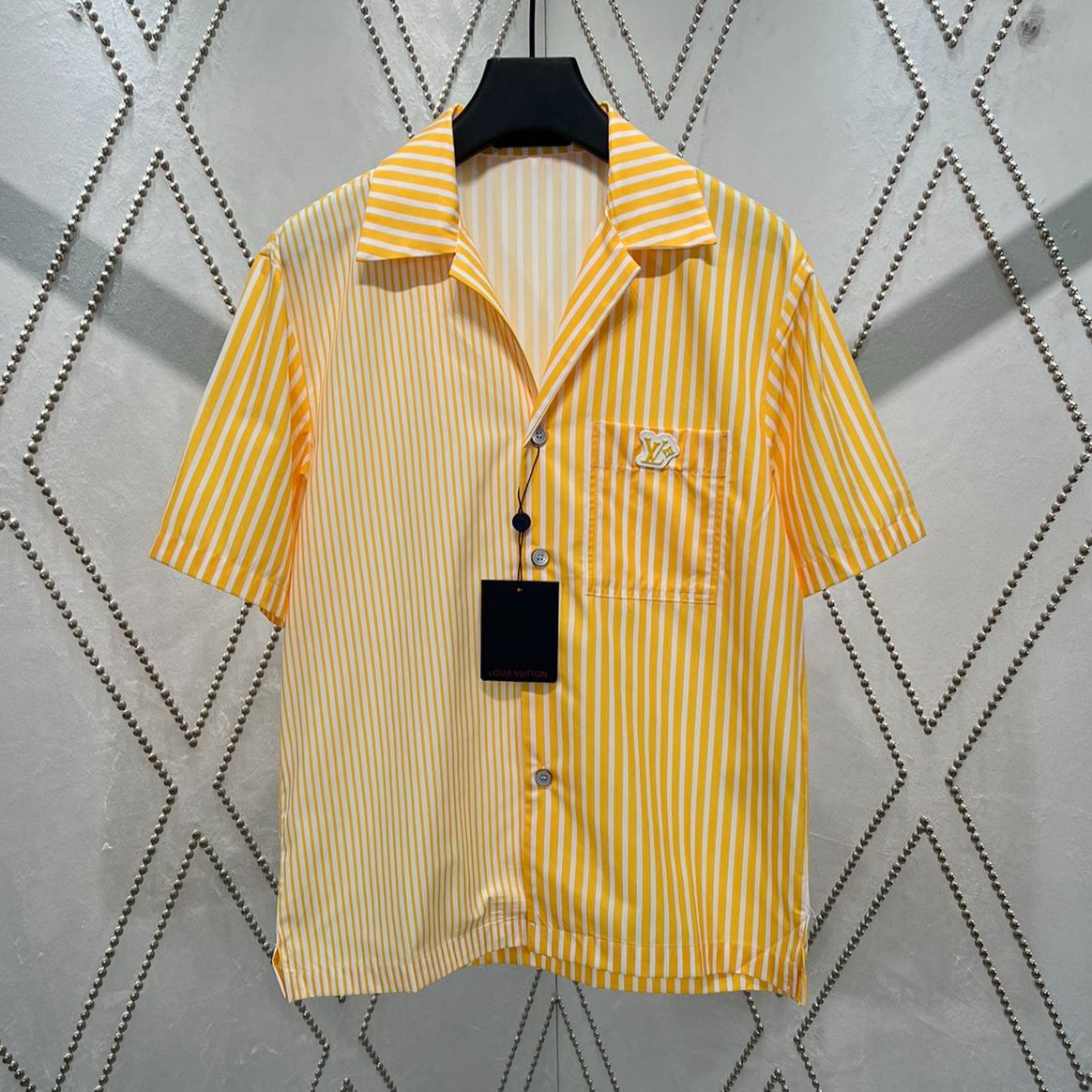 Louis Vuitton Yellow Cotton Shirt（1AHVWV）