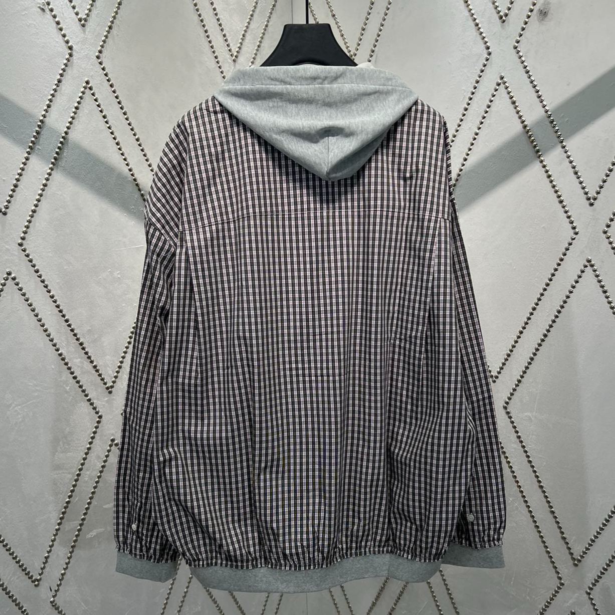 Balenciaga Tartan Hooded Shirt（831570TSM079364）