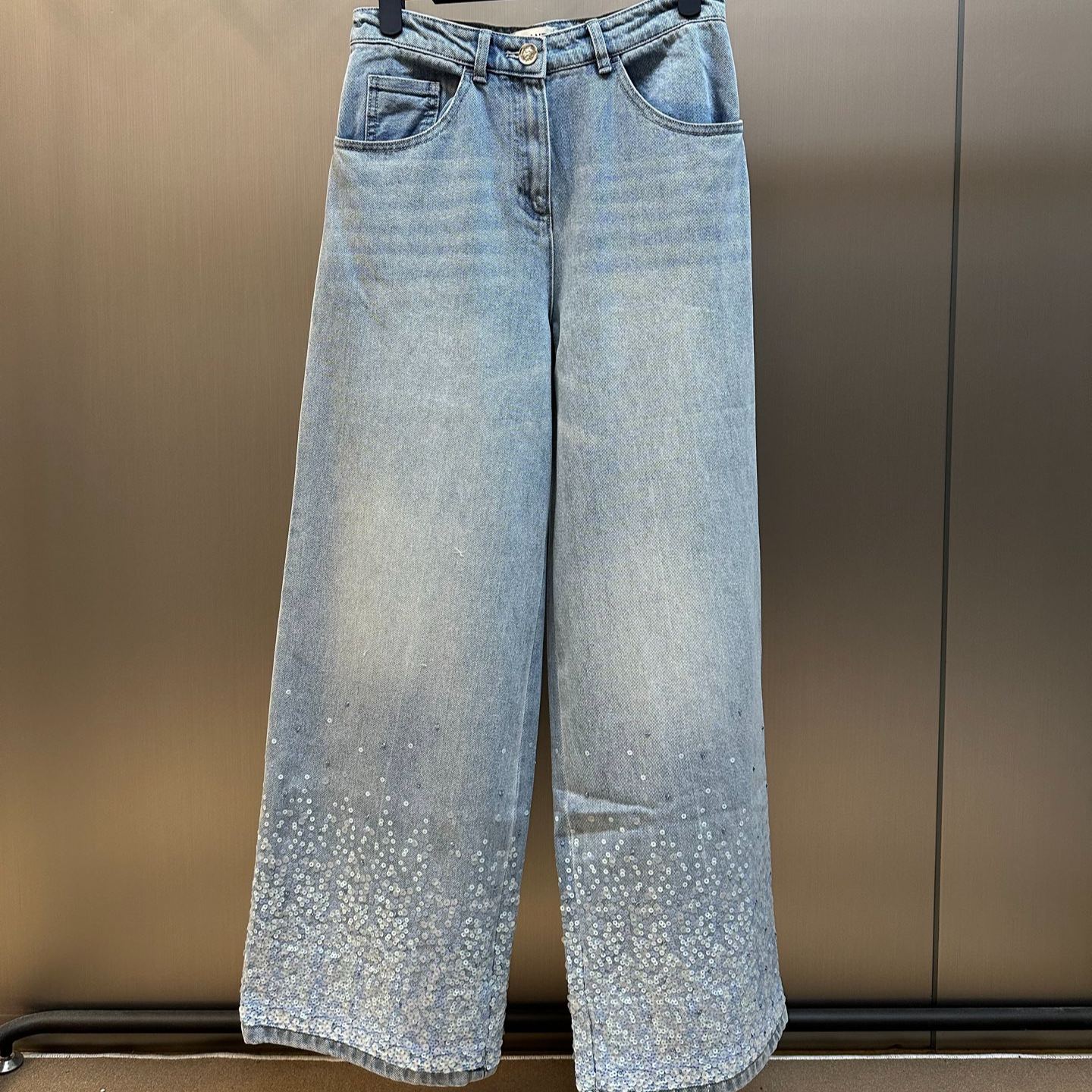 Chanel Jeans with sparkling sequins（P79095-V71724-U0475）