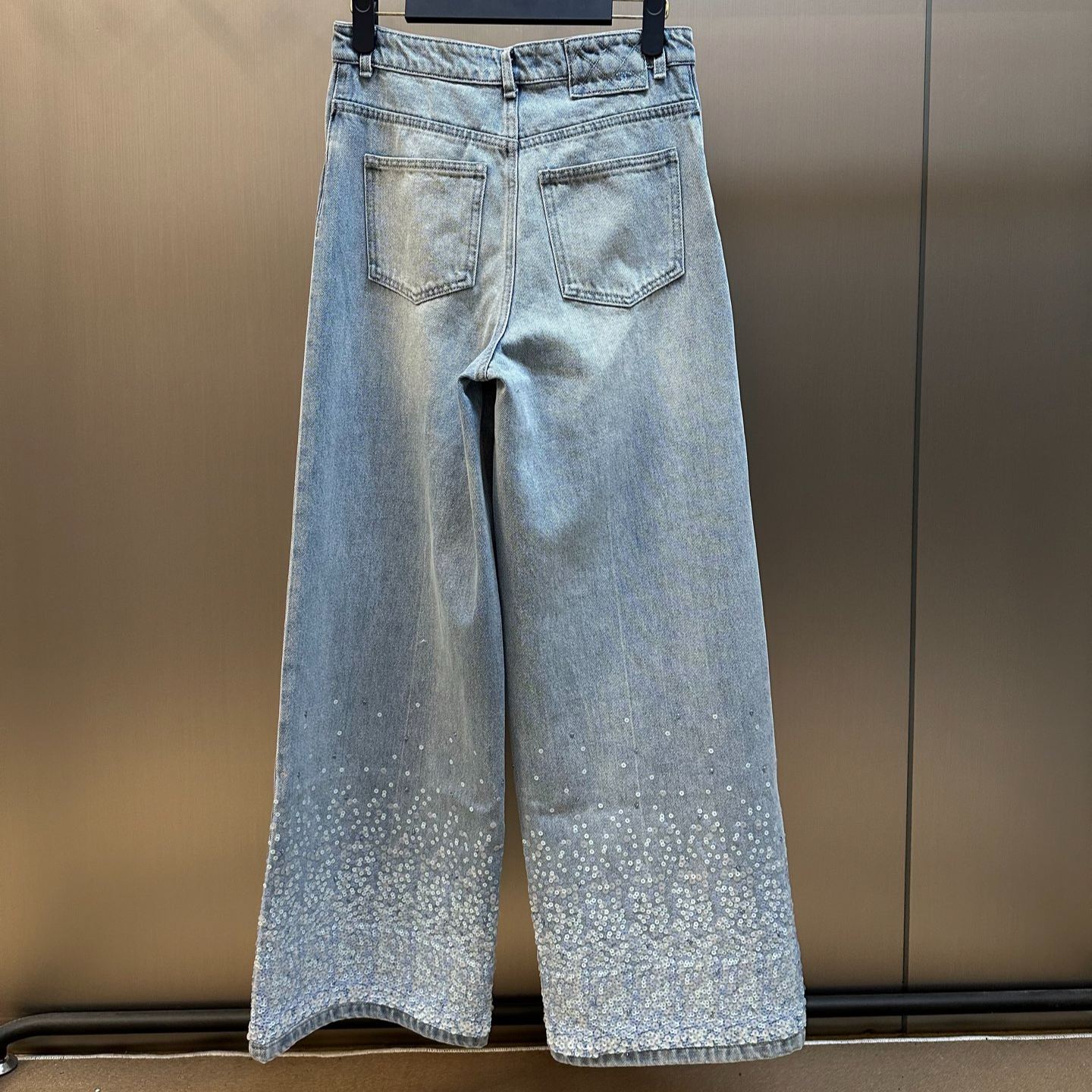 Chanel Jeans with sparkling sequins（P79095-V71724-U0475）