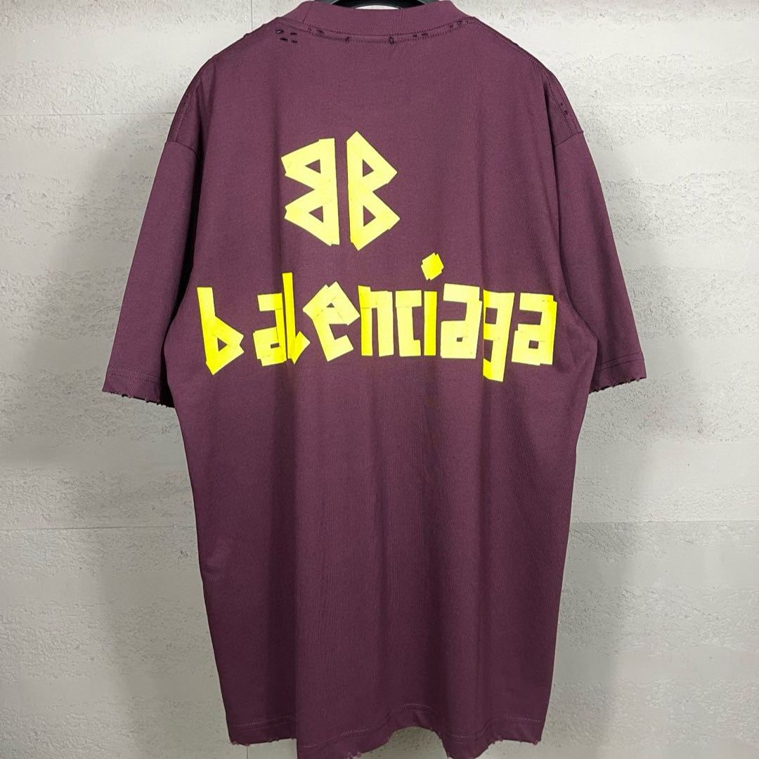 Balenciaga Tape Letters T-Shirt（124774）