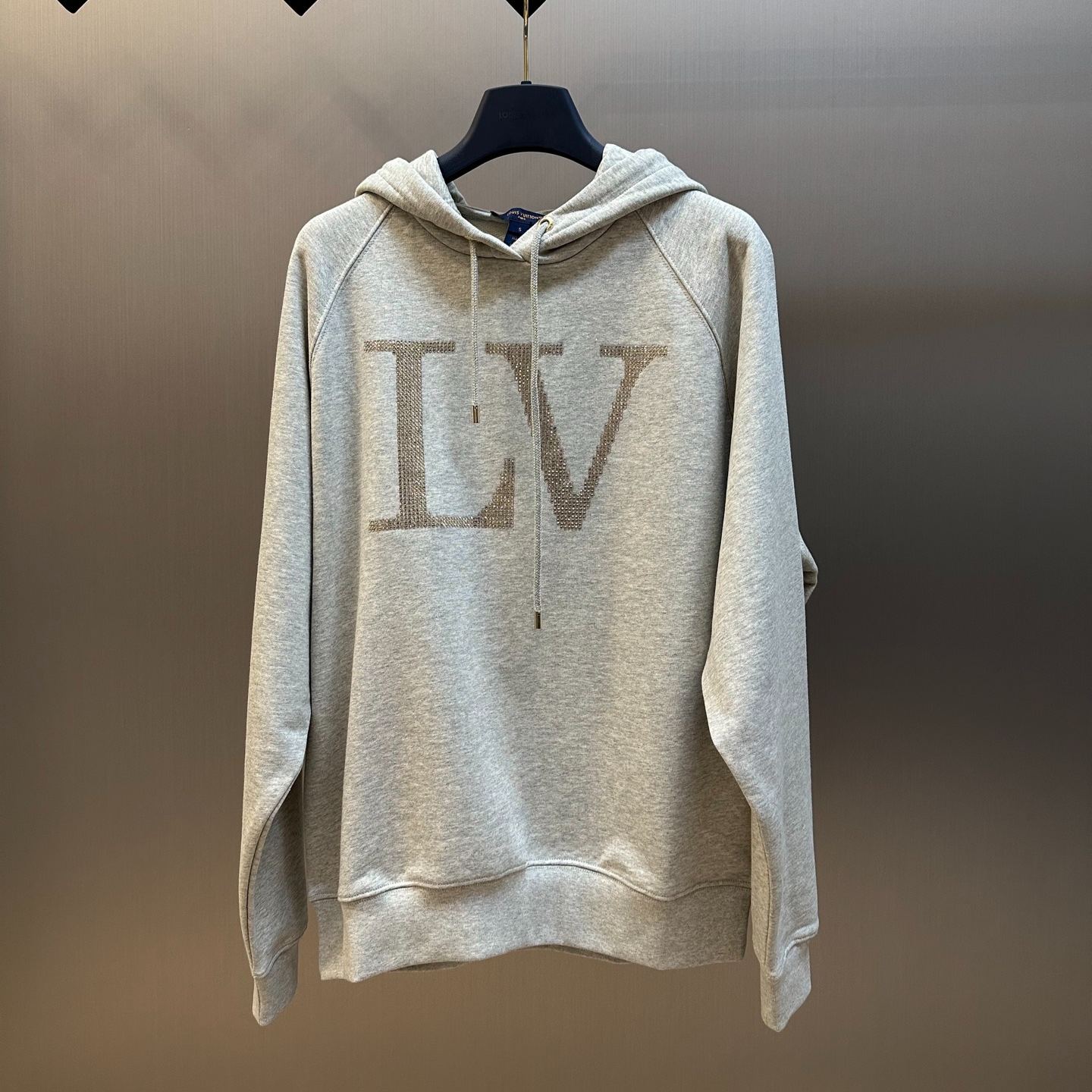 LOUIS VUITTON rhinestone hoodie（1AIBLE）