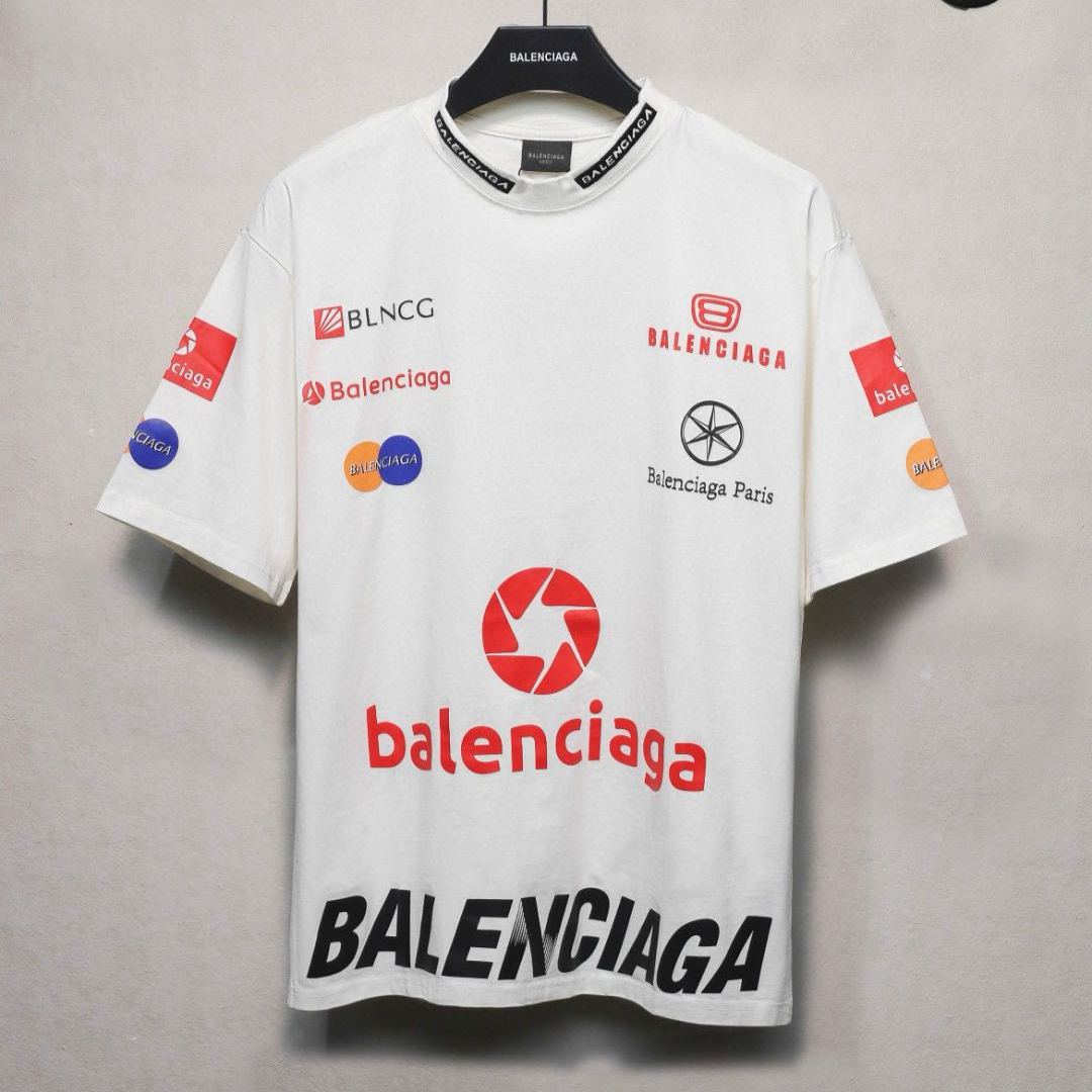 BALENCIAGA TOP LEAGUE T-shirt oversize (770919TPVE99000）