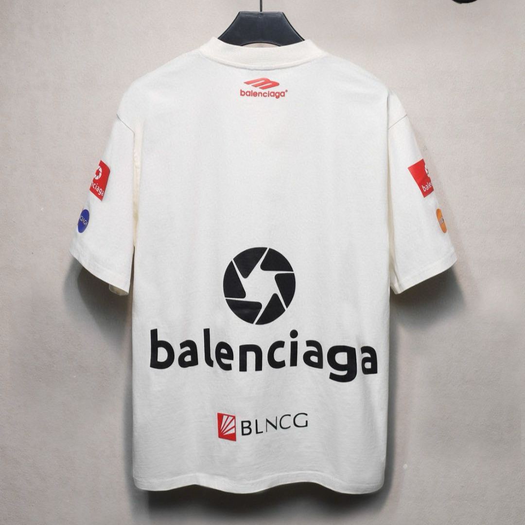 BALENCIAGA TOP LEAGUE T-shirt oversize (770919TPVE99000）