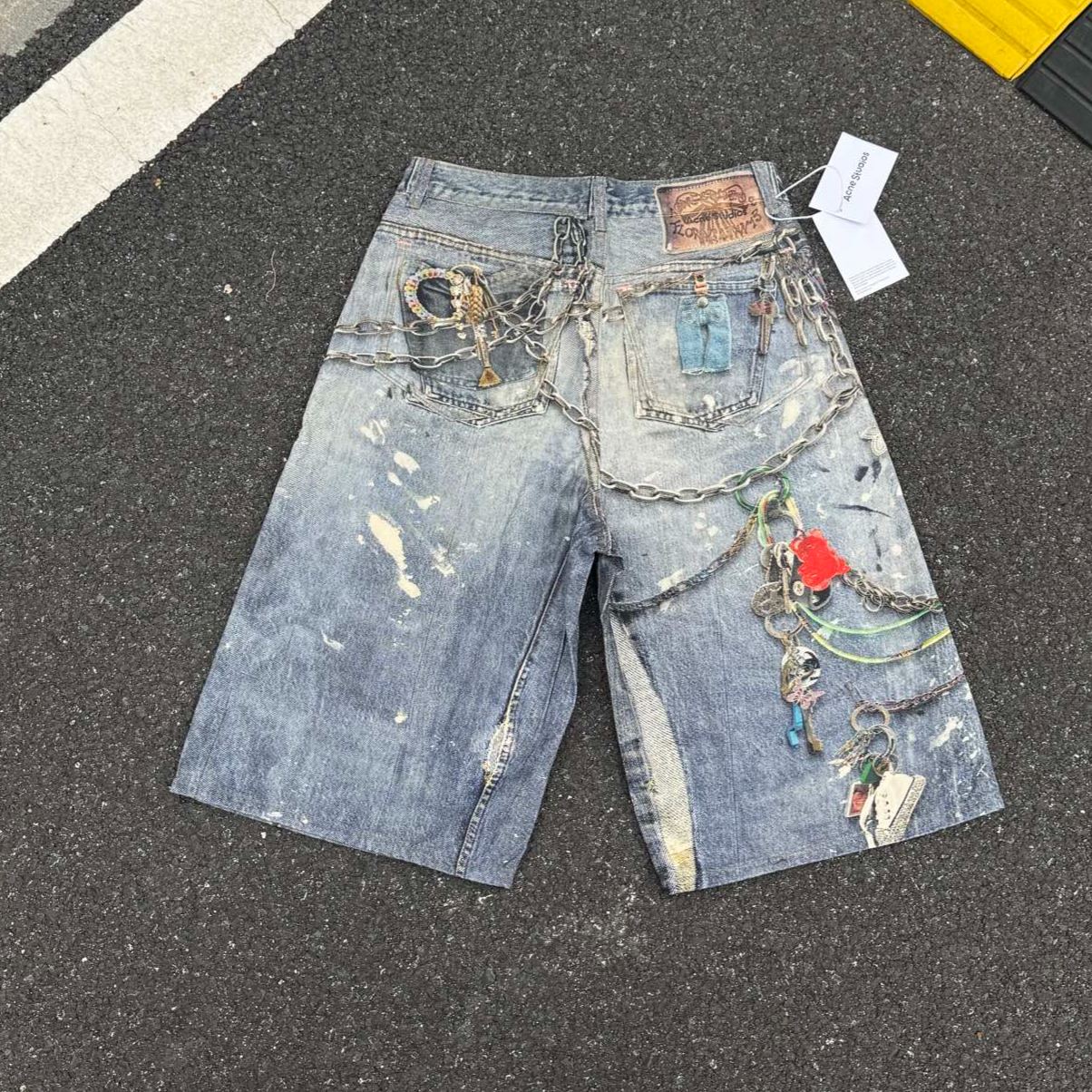 Acne Studios Loose fit shorts (BE0163-AUZ）