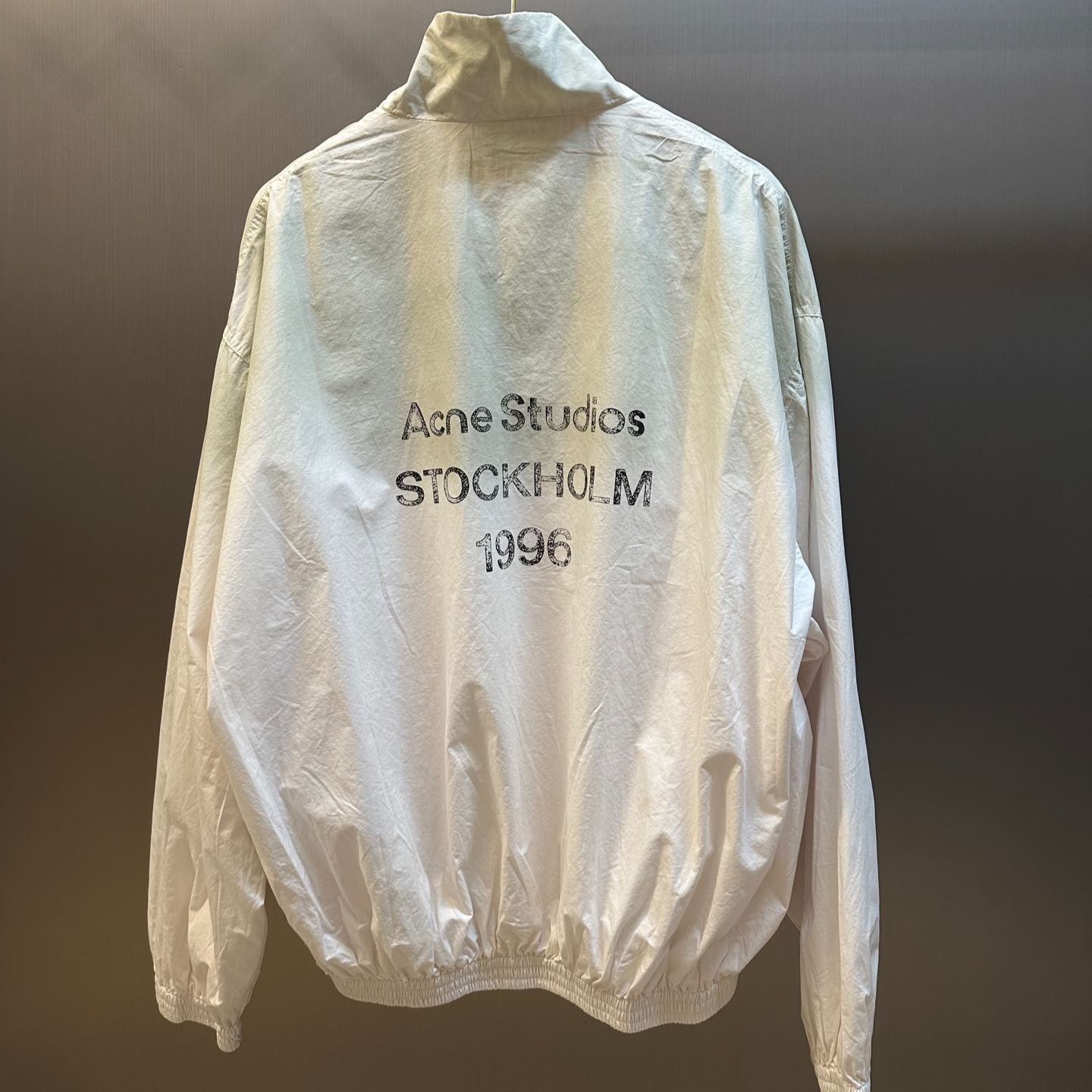 Acne Studios Logo zip-up jacket (B90791-900）