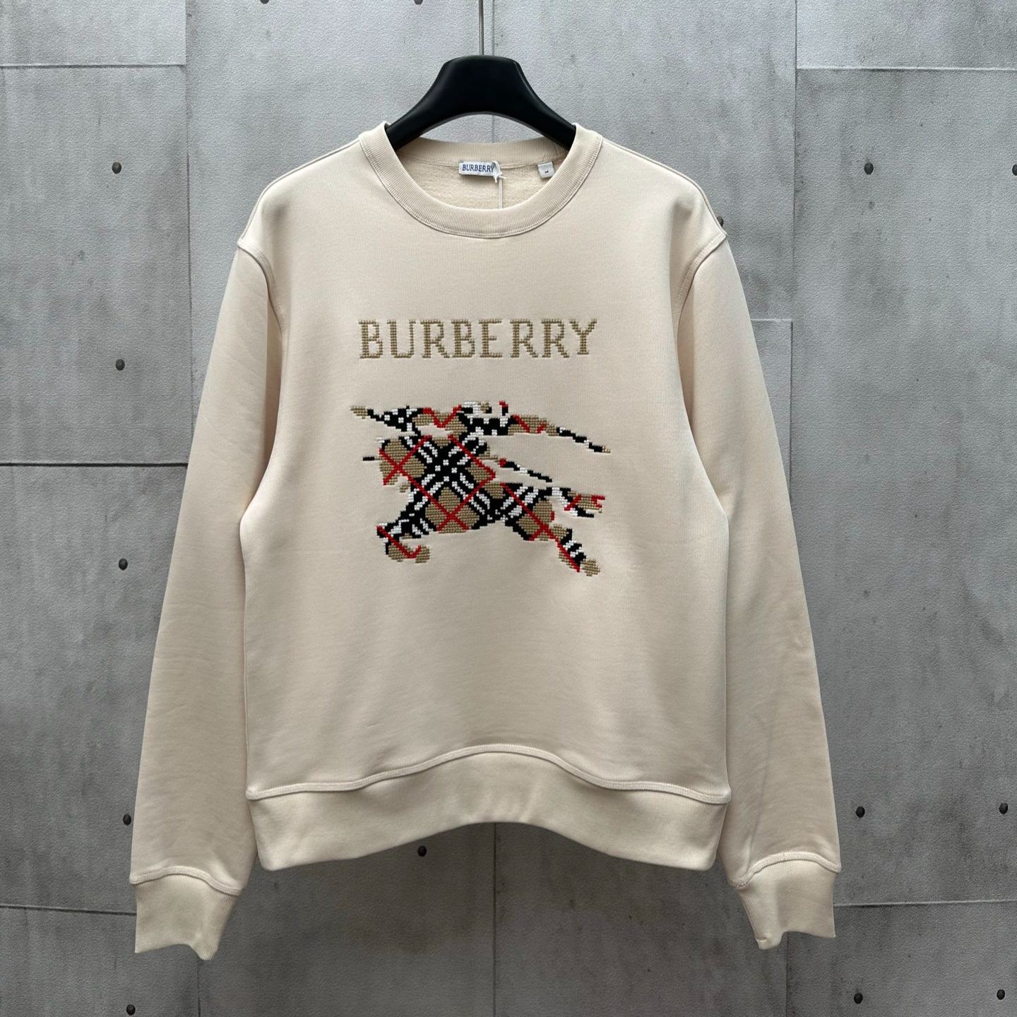 Burberry Cross Stitch EKD​ Cotton Sweatshirt（81105471）