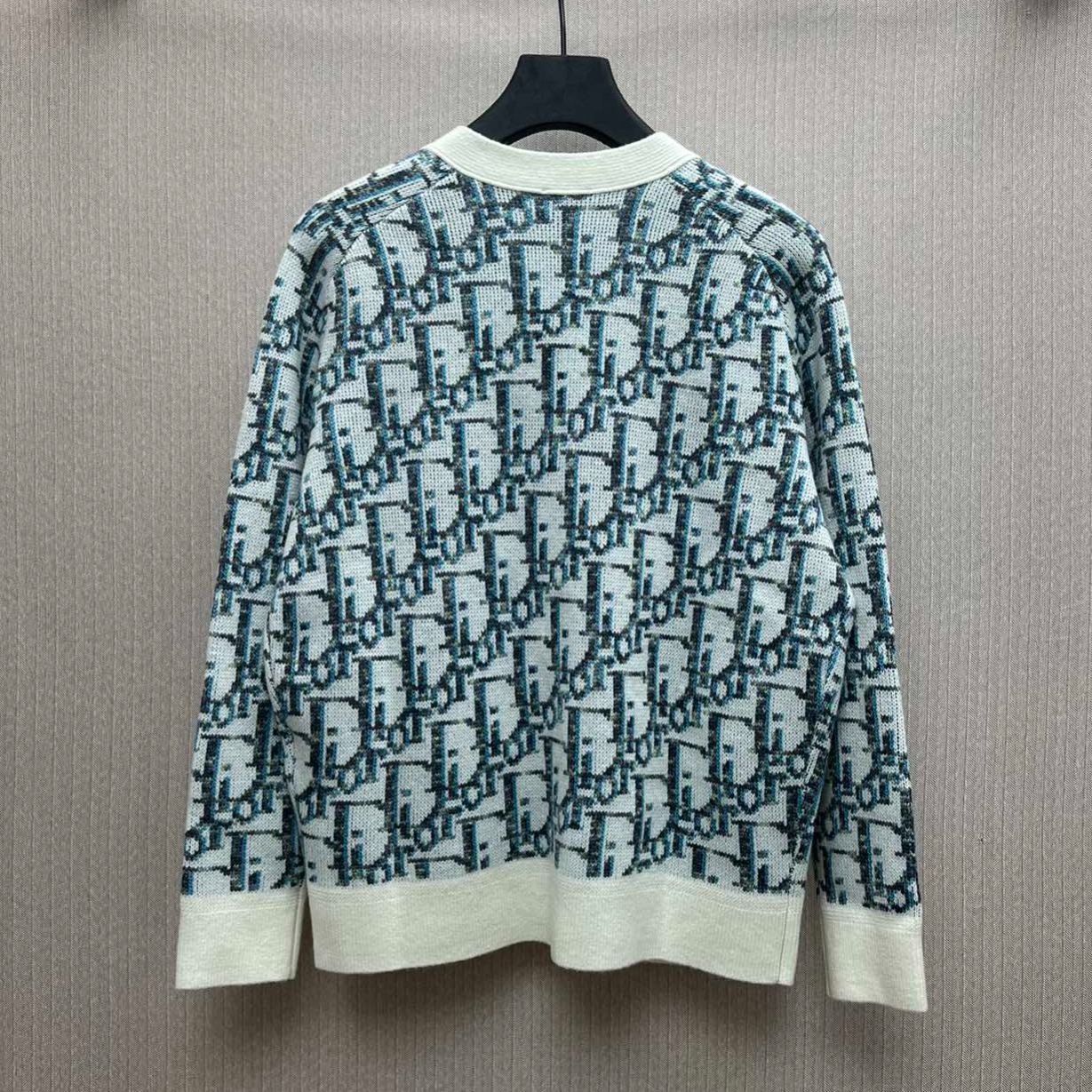 Dior Oblique Jacquard Cardigan（213M233AT662-C085）