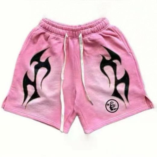 Hellstar x Complex Sports Flame Shorts 'Pink（HSBC002-PNK）