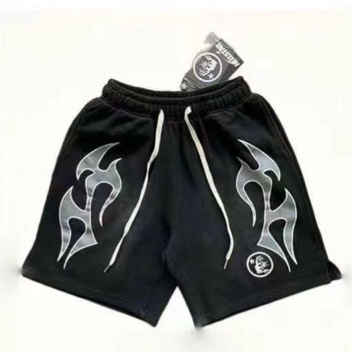 Hellstar x Complex Sports Flame Shorts 'Pink（HSBC002-PNK）