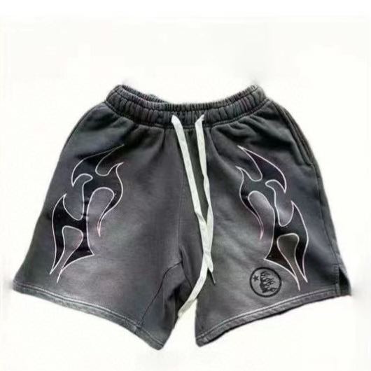 Hellstar x Complex Sports Flame Shorts 'Pink（HSBC002-PNK）