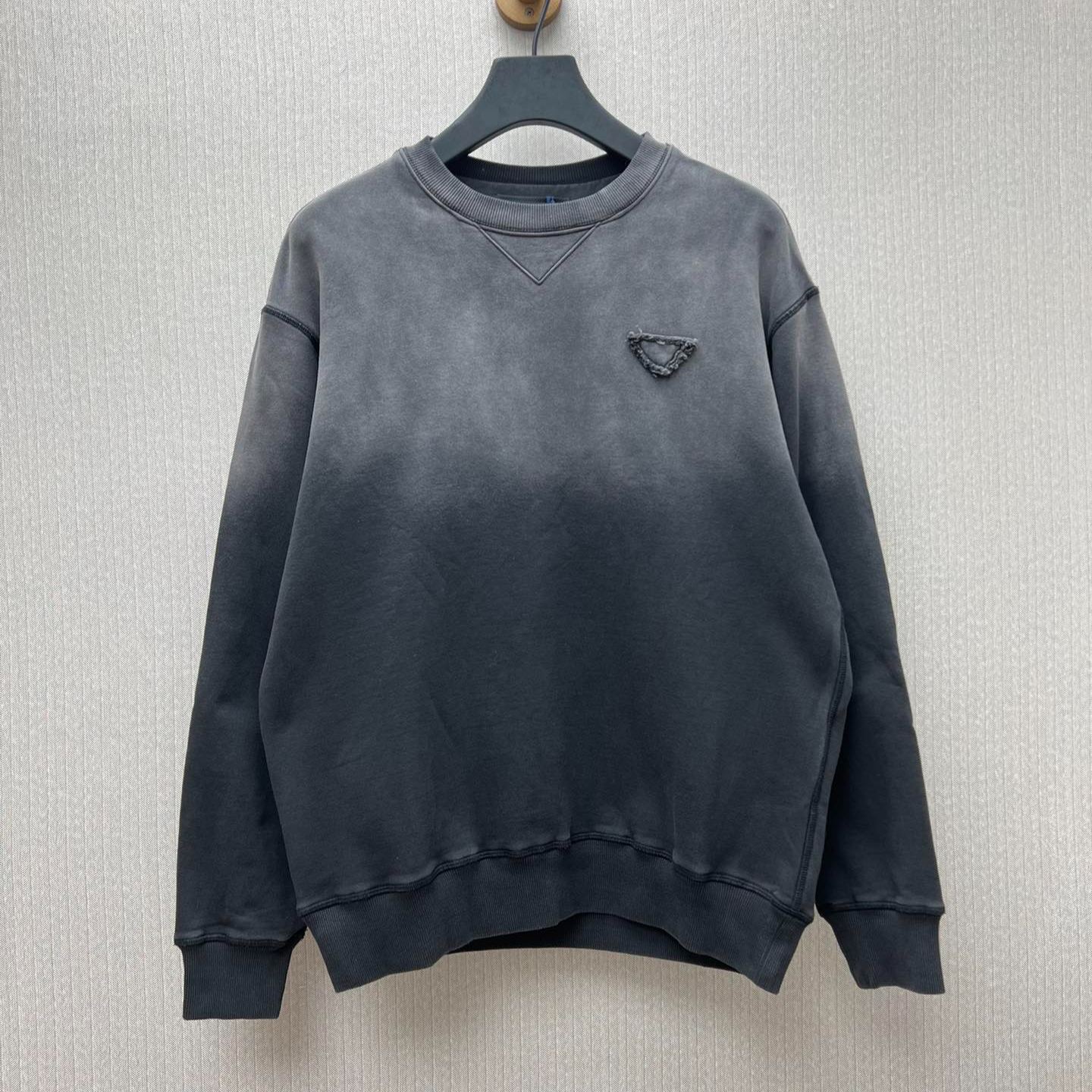 PRADA garment-dyed cotton (UJL26A-13BG-F0002）