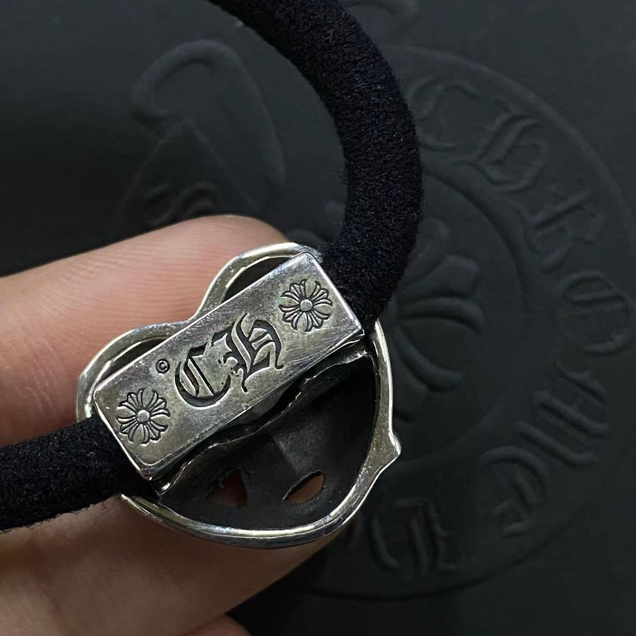 Chrome Heart Peach Heart Hairband/Bracelet（CHROME HEARTS 404）