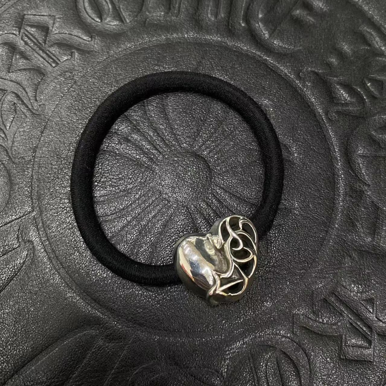 Chrome Heart Peach Heart Hairband/Bracelet（CHROME HEARTS 404）