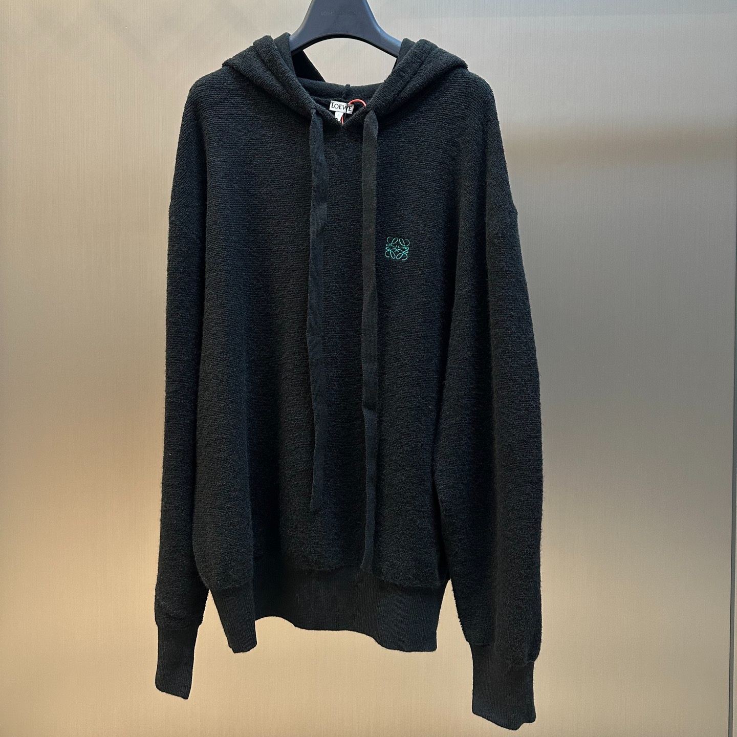 LOEWE Wool Hoodie Black (H526Y14KKA-1100）
