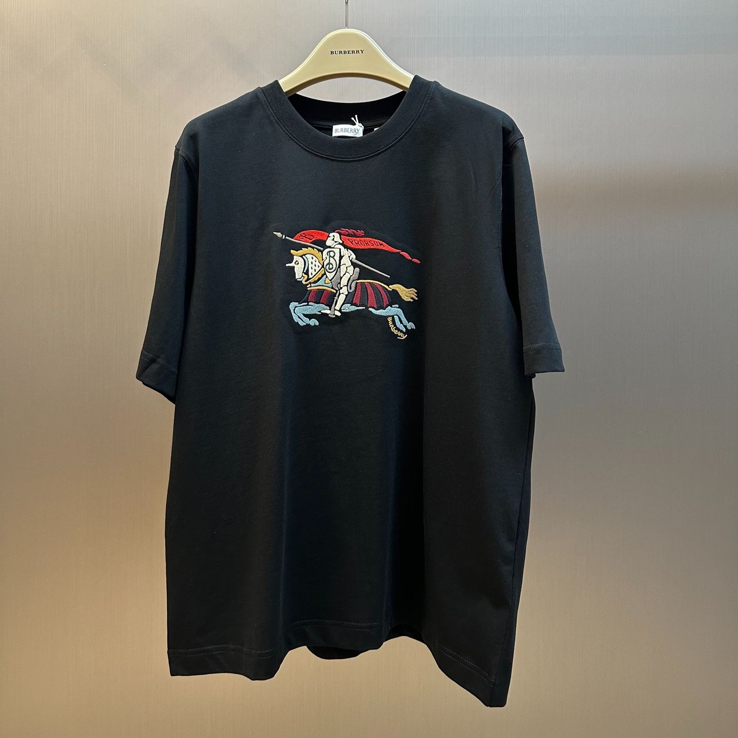 Burberry EKD embroidered cotton T-shirt（81151461）