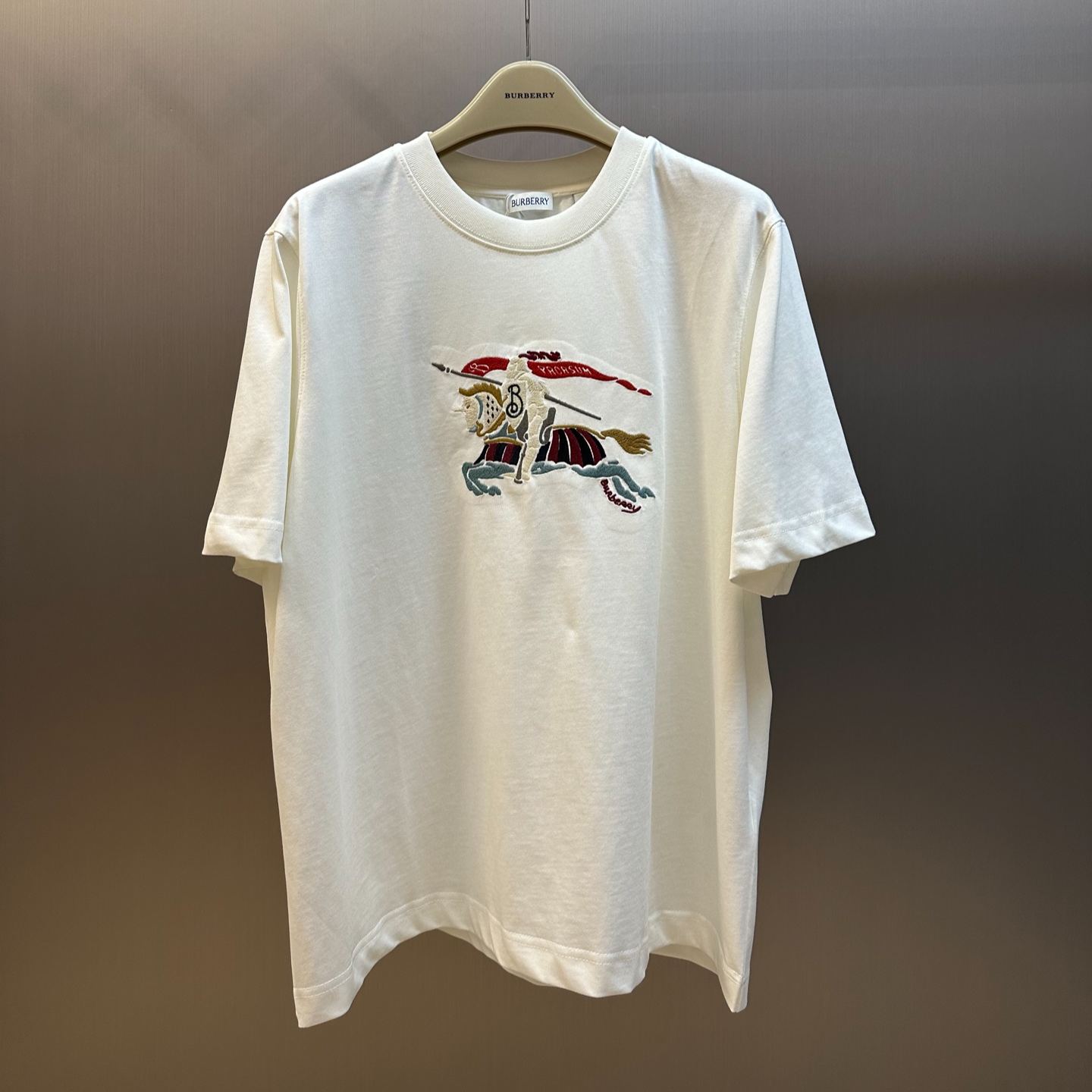 Burberry EKD embroidered cotton T-shirt（81151461）