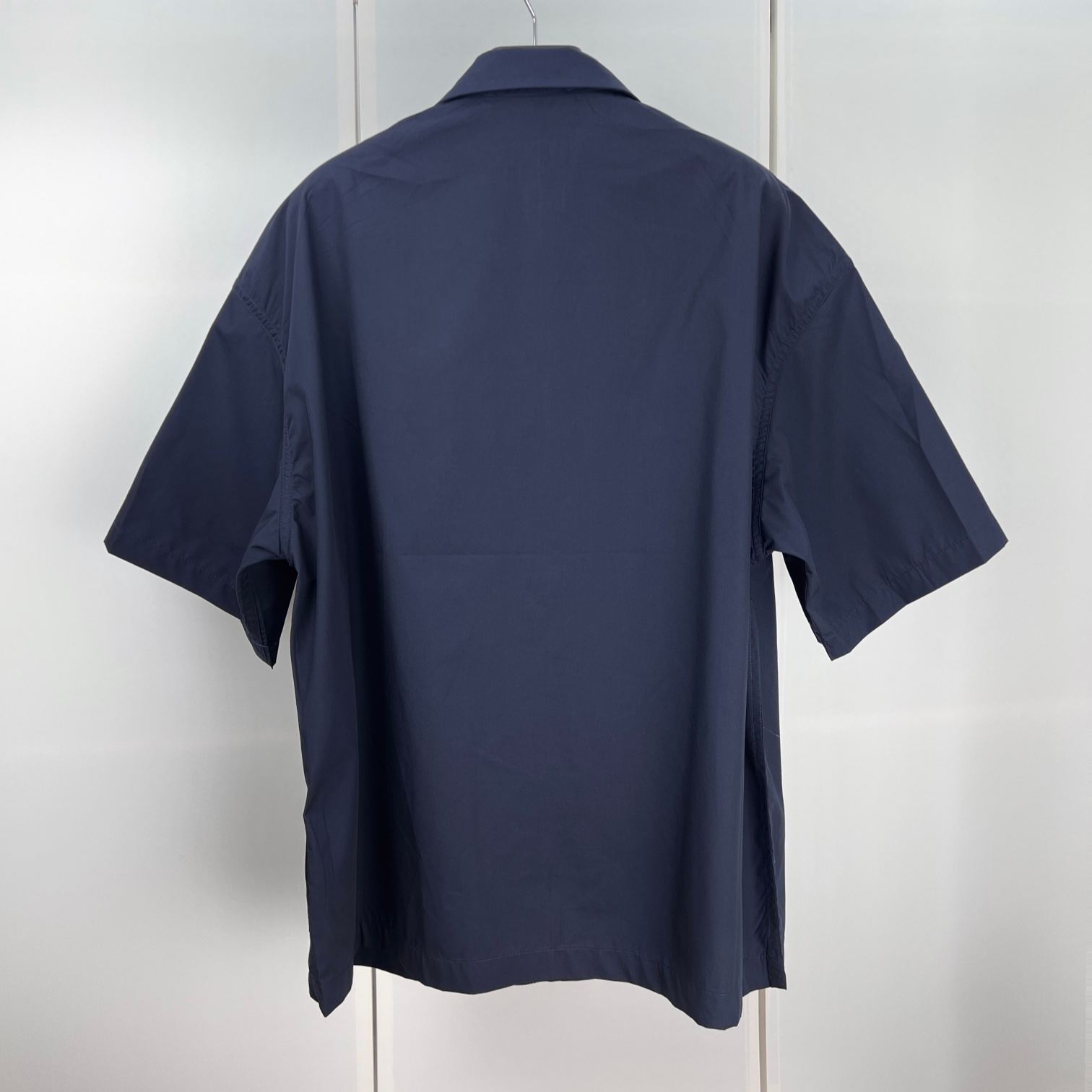 PRADA Short sleeved Zip Shirt (SC781-1480-F0216-S-OOO）