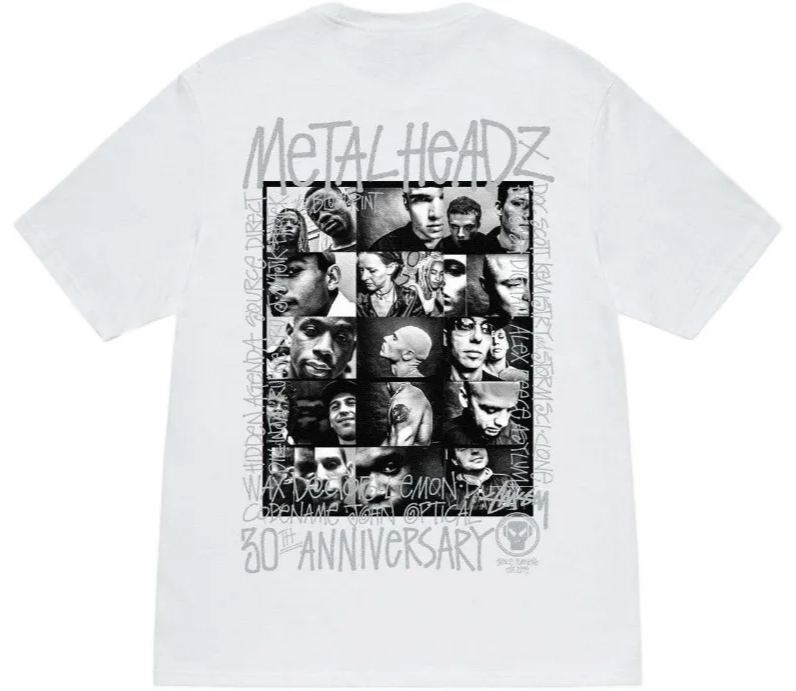 Stussy x Goldie Metalheadz 30 Tee "White"（3903901）