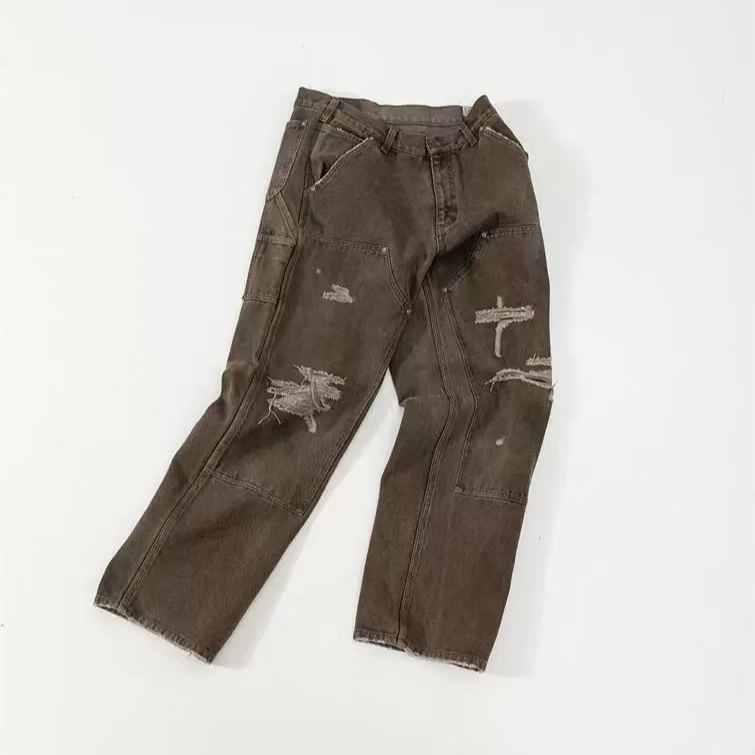 KAMIYA Boro Painter Pants/GRAY（G11PT026GRAY）