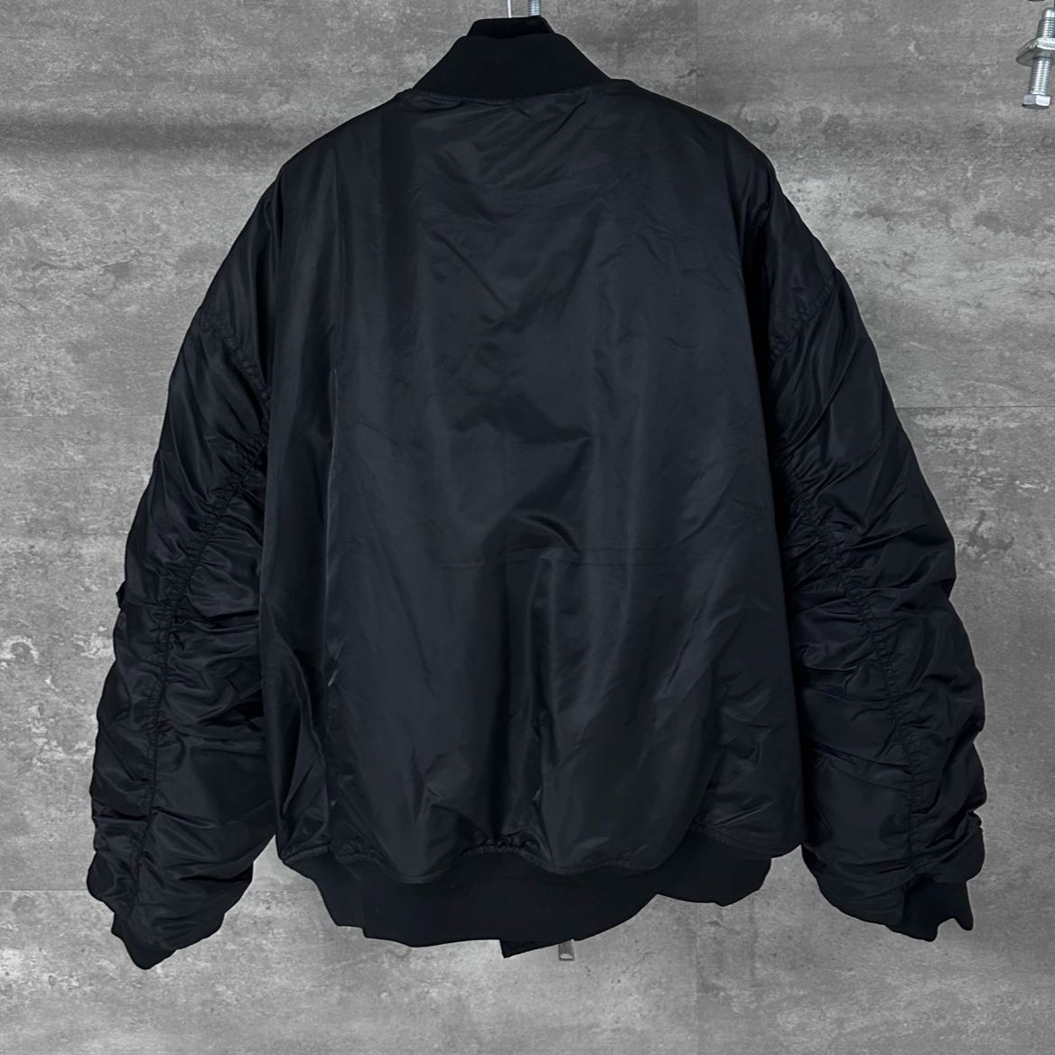 Balenciaga Bomber Jacket Large Fit in Dark Purple （839122TOO045441）