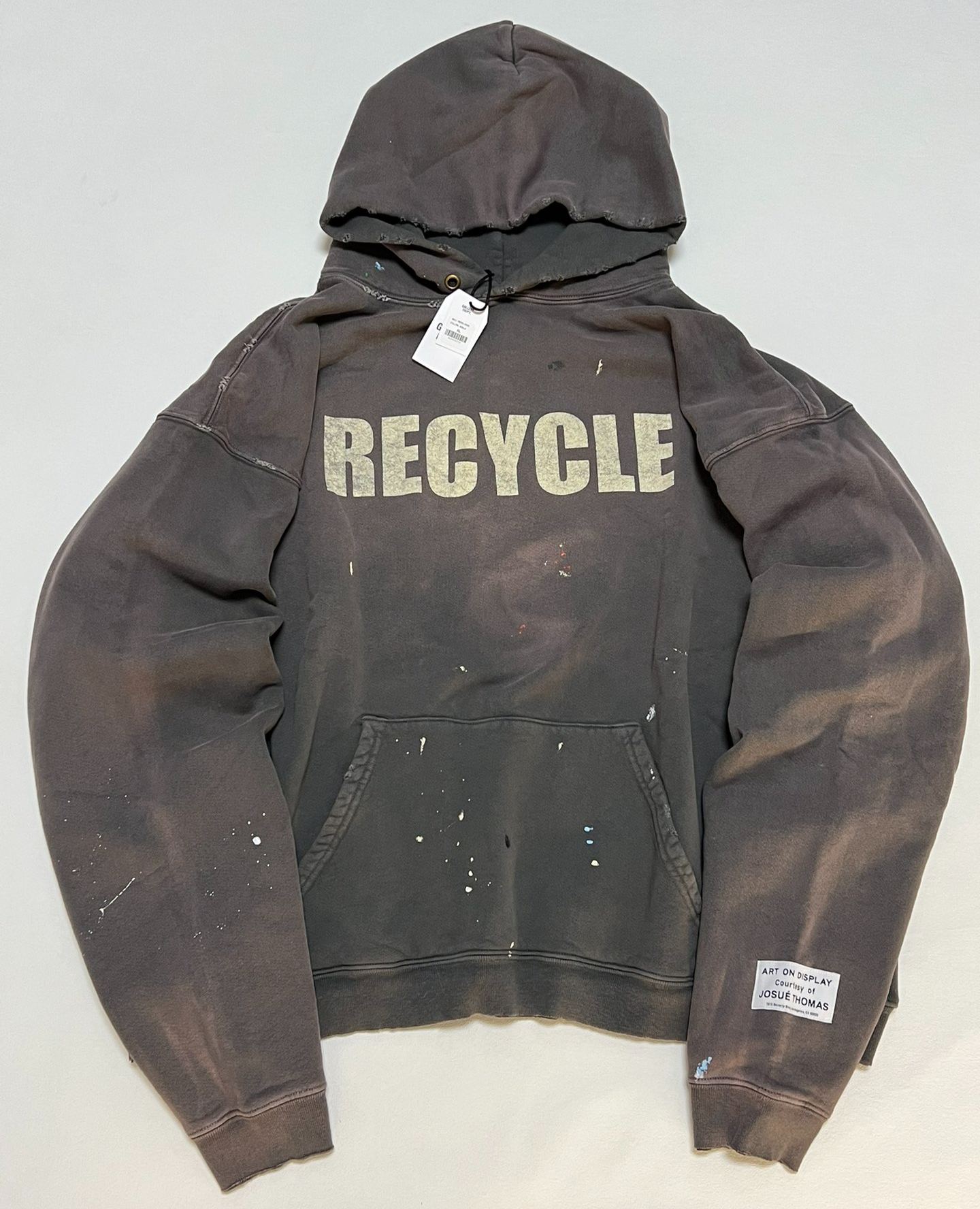 Gallery Dept. 90s Recycle Hoodie - Washed Black（RE90-2000-WBLK）