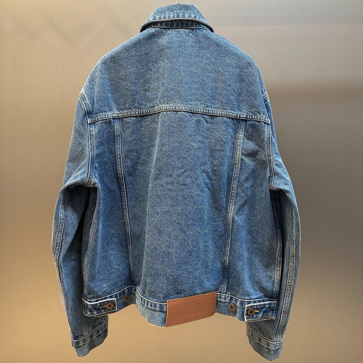 Loewe Anagram jacket in denim Blue（H526Y50W25-5475）