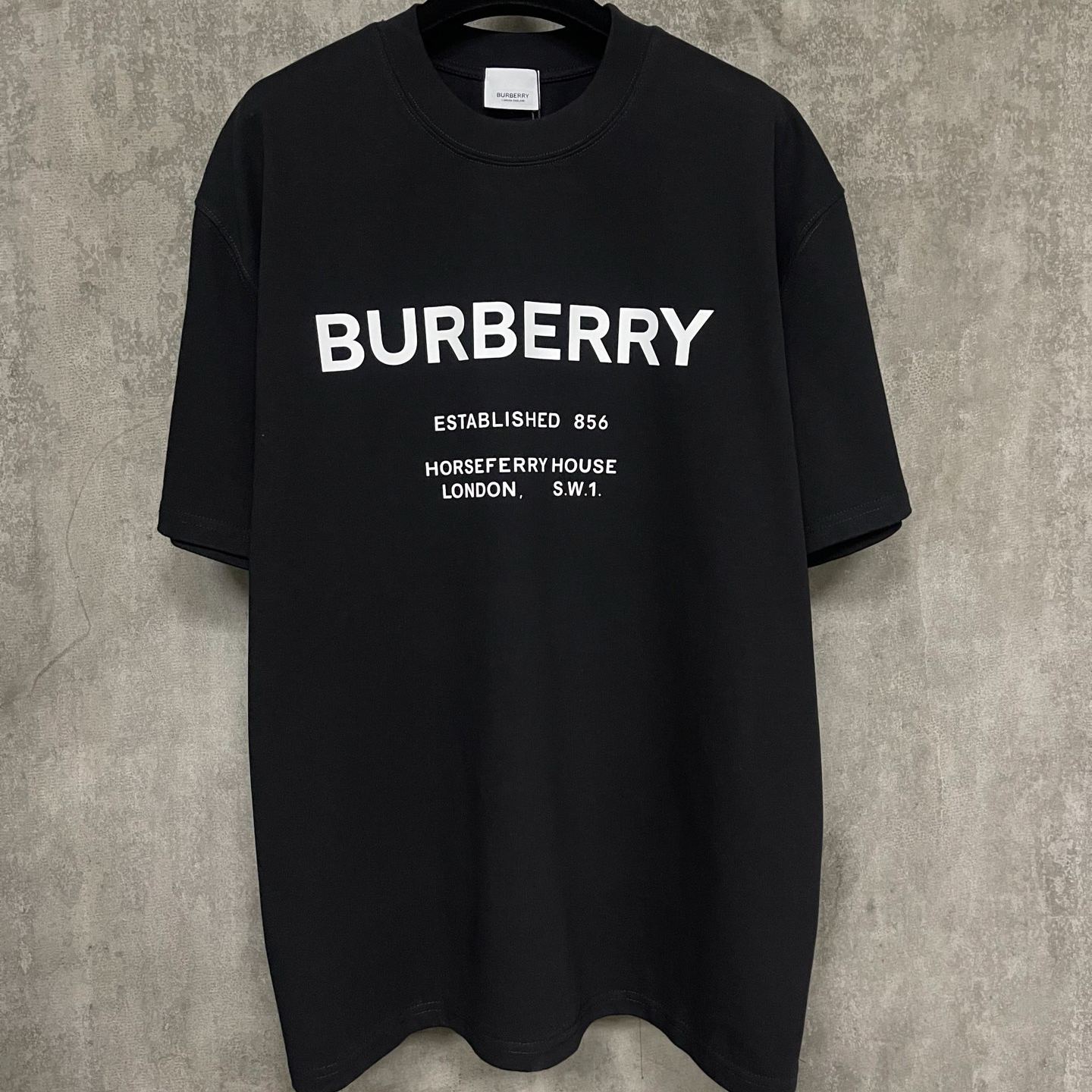 Burberry Unisex Horseferry Letter Printing White（80172251）