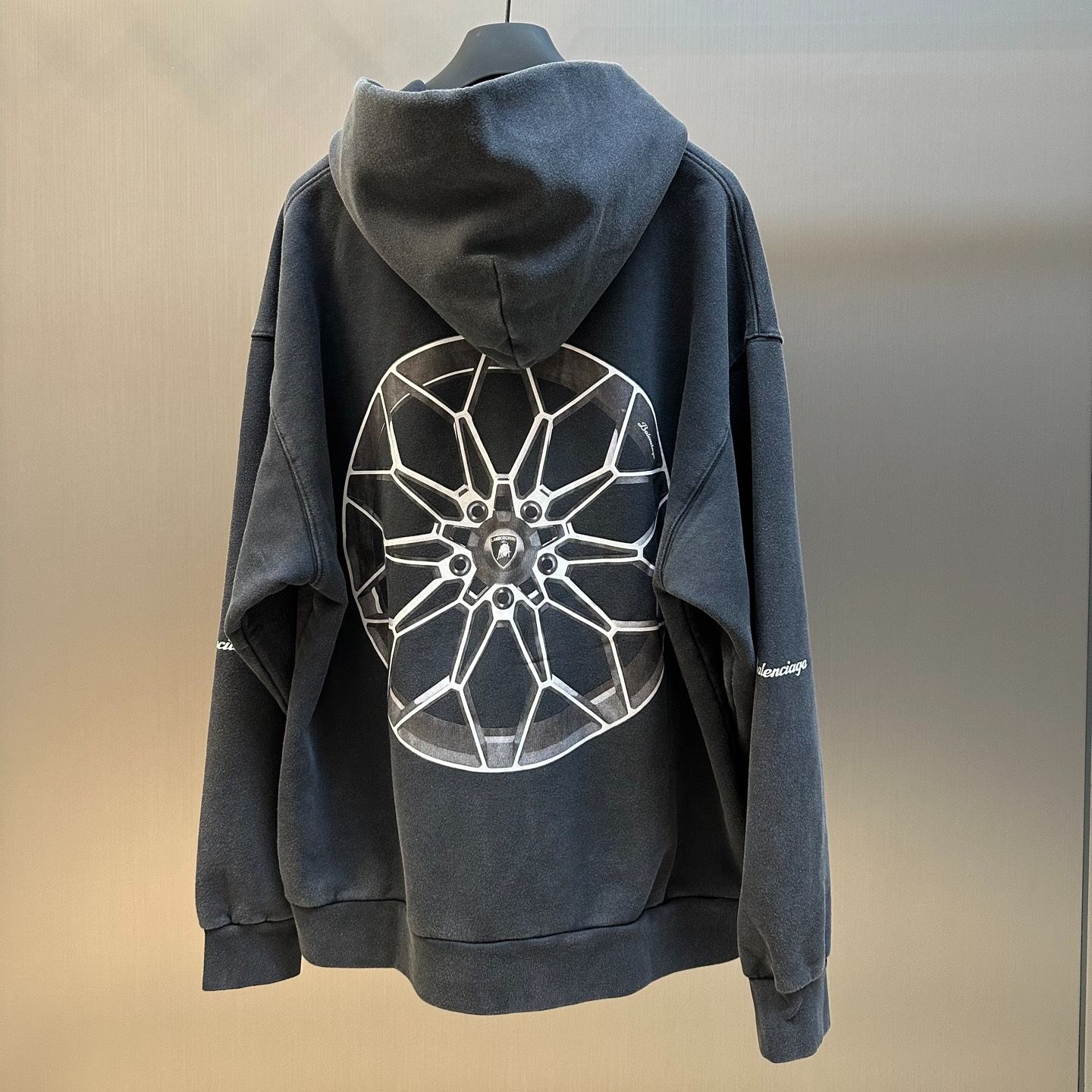 BALENCIAGA x Automobili Lamborghini Hoodie (833399TSVT91041）