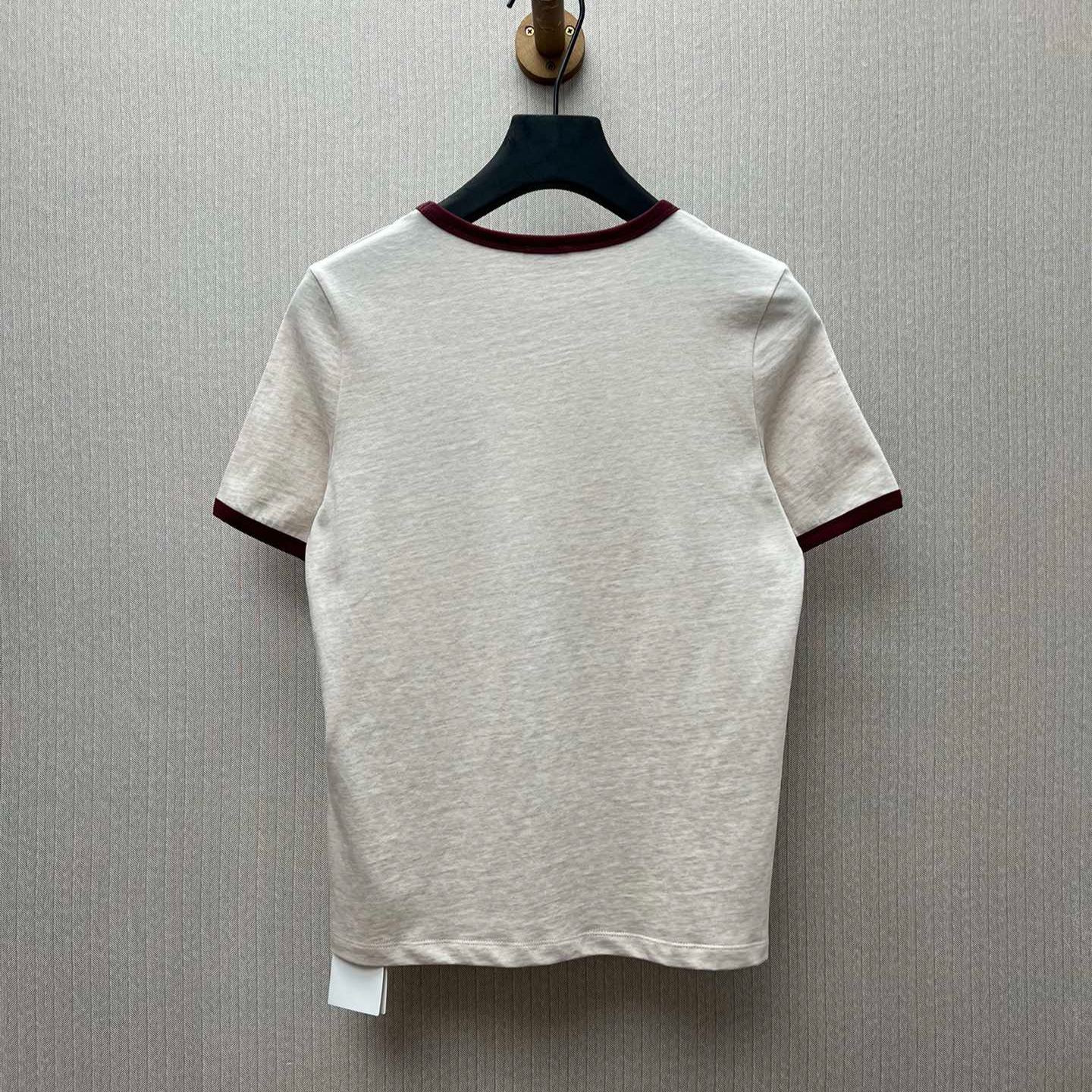 CELINE 70's blason t-shirt IN cotton jersey (RX09U507Z-GBE4）