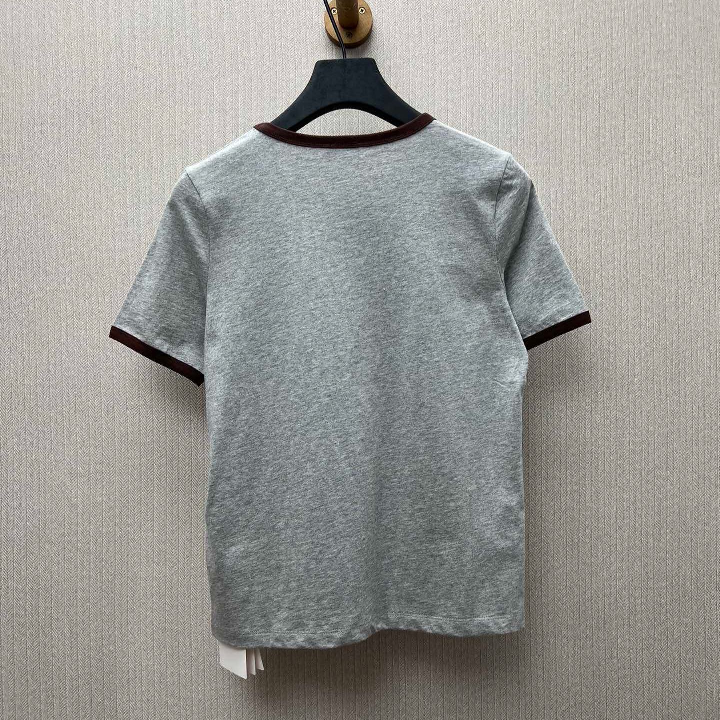 CELINE 70's blason t-shirt IN cotton jersey (RX09U507Z-GBE4）