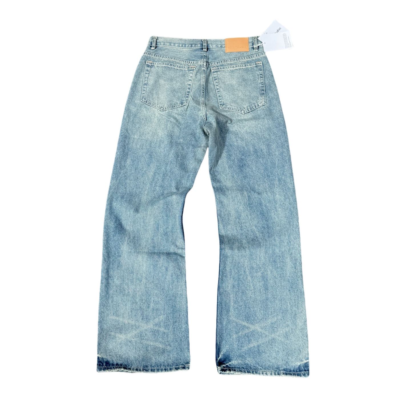 Acne Studios Relaxed Fit Jeans Mid Blue (A00379-M03）