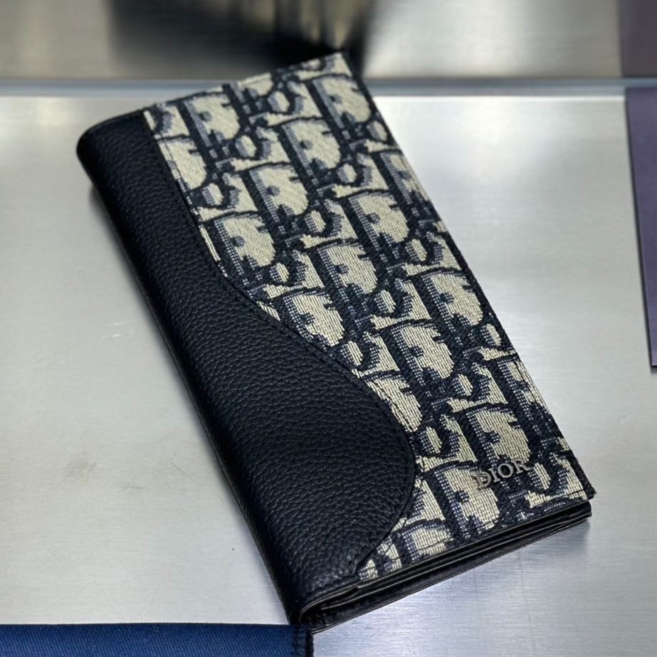 DIOR Saddle Oblique Long Wallet（2ADBC330YKS-H03E）