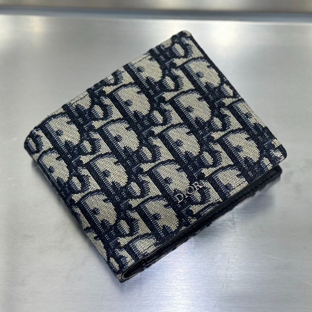DIOR Logo folding wallet（2OBBC027YSE-H05E）