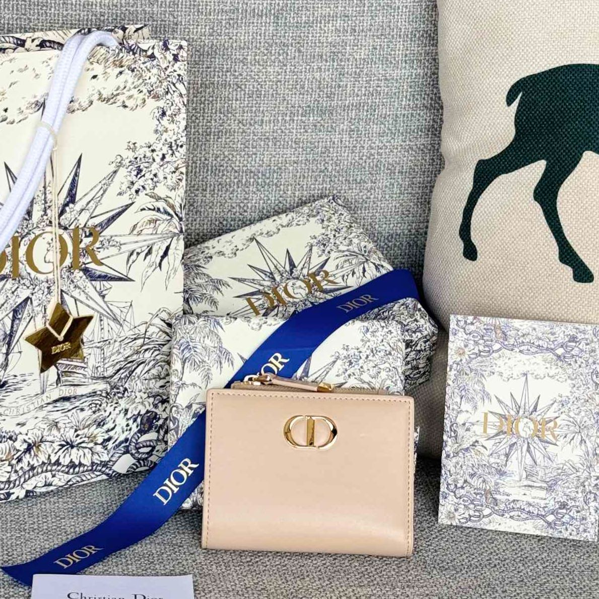 Dior 30 Montaigne Dahlia Wallet（S2197OBPZ-M900）