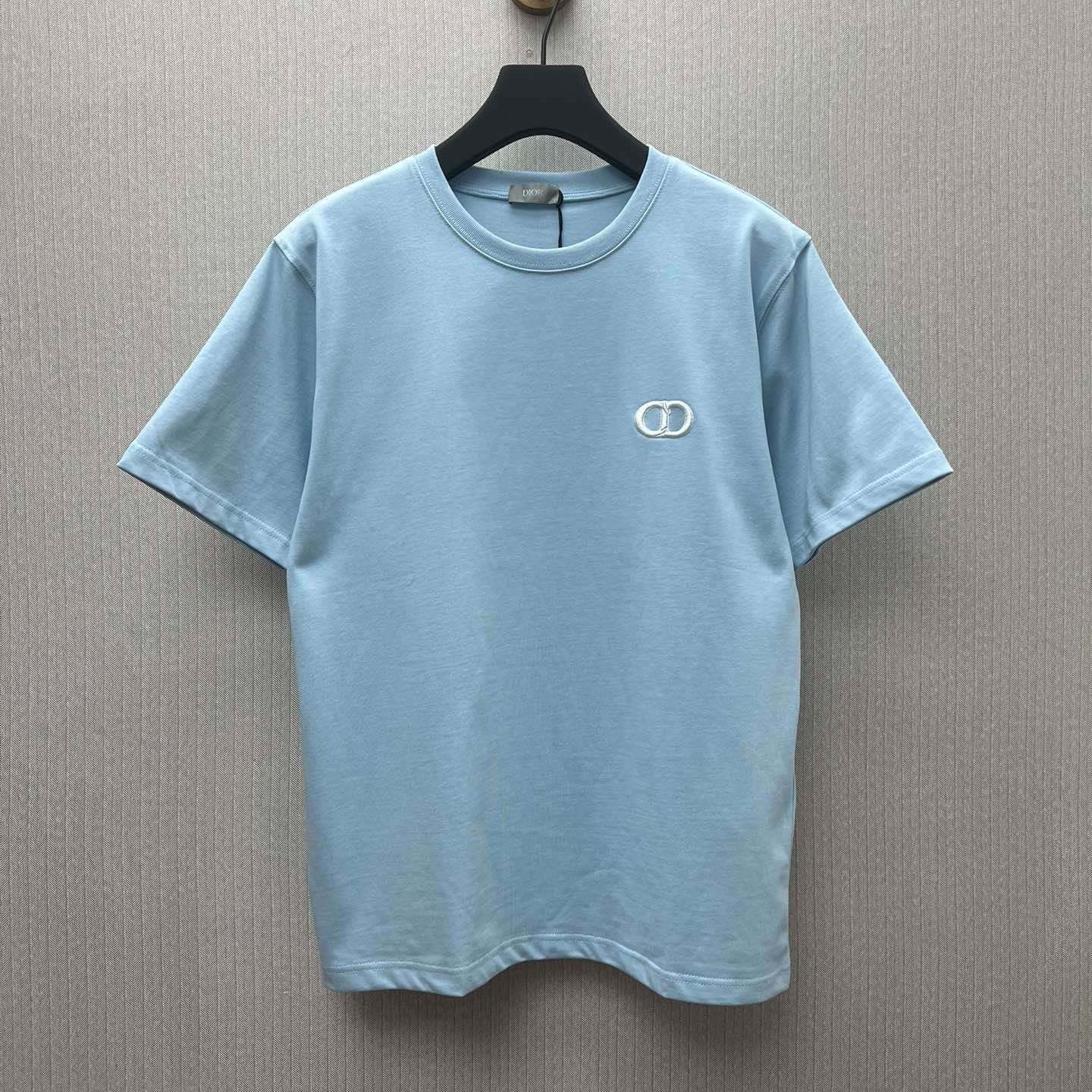 Dior CD logo cotton T-shirt（943J605A0554-C582）