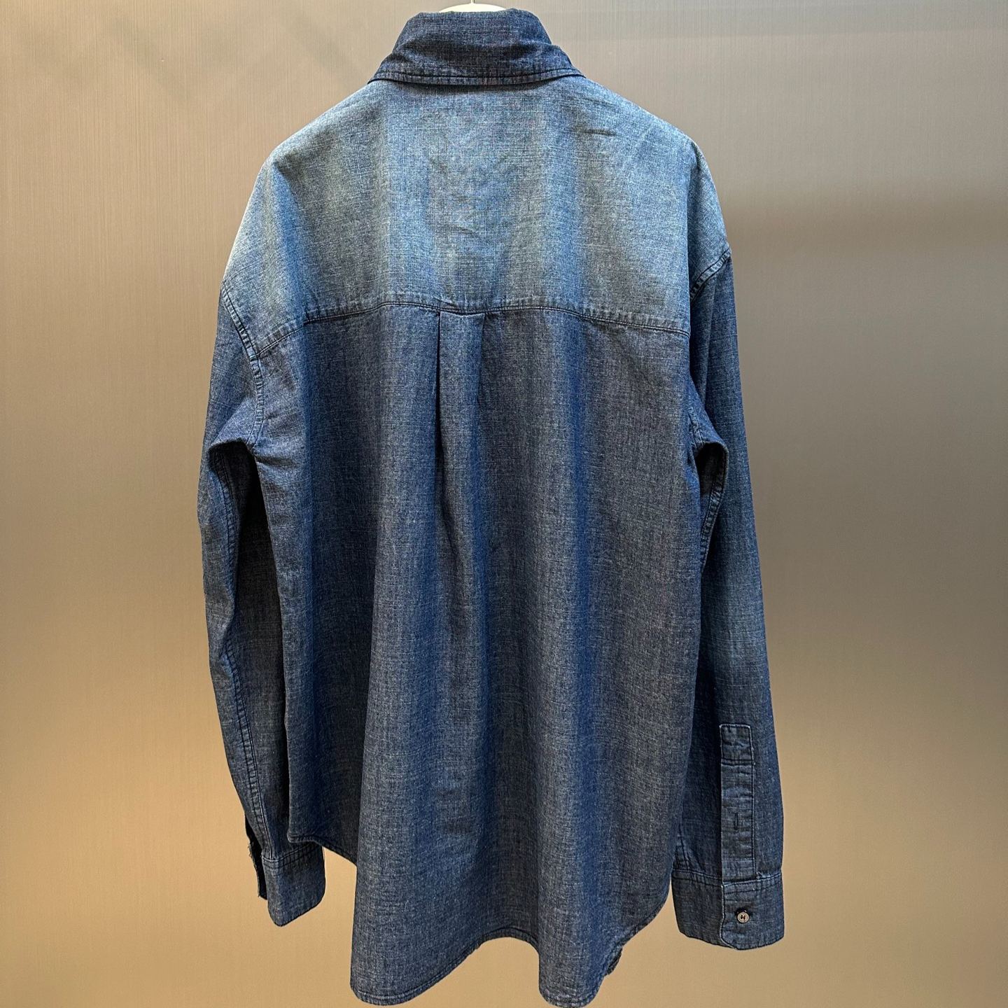 Loewe Blue Cotton Shirt (H526Y05WF1-8438）