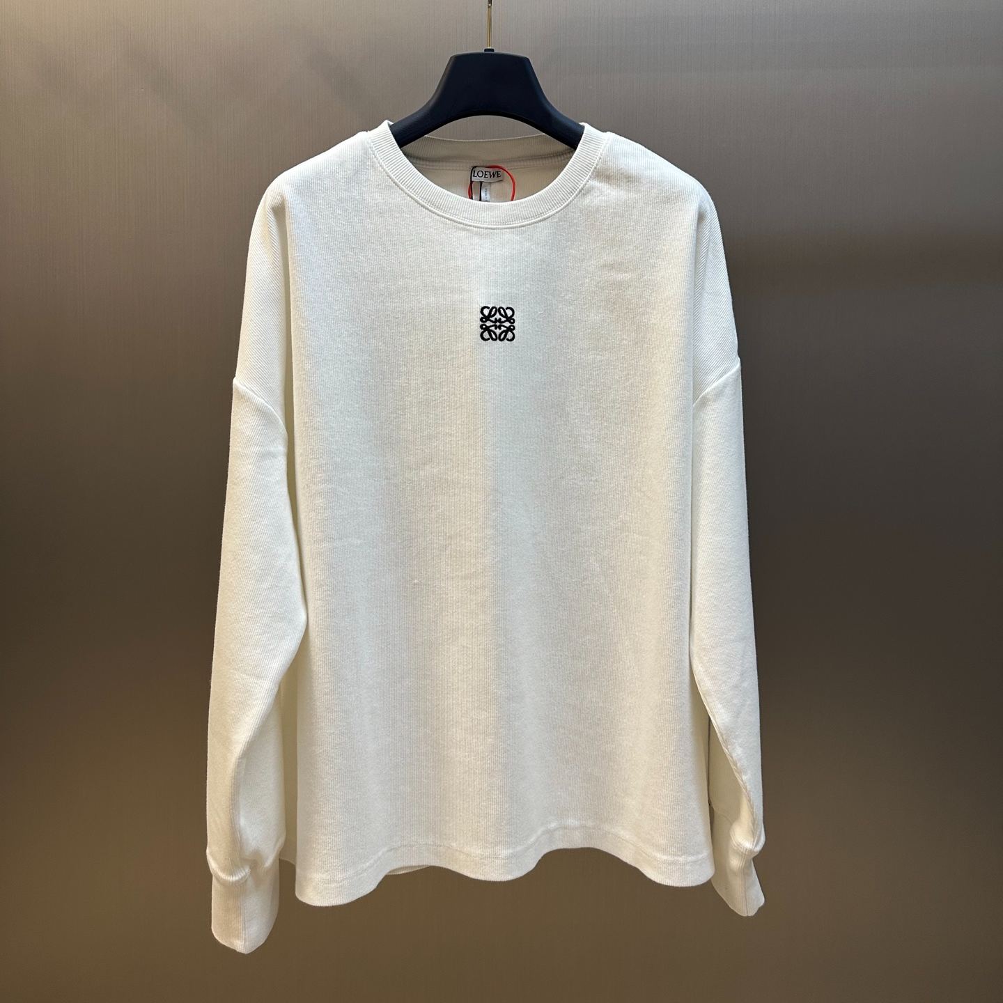 Loewe cotton oversized long-sleeved T-shirt (H526Y22XAY-1100）