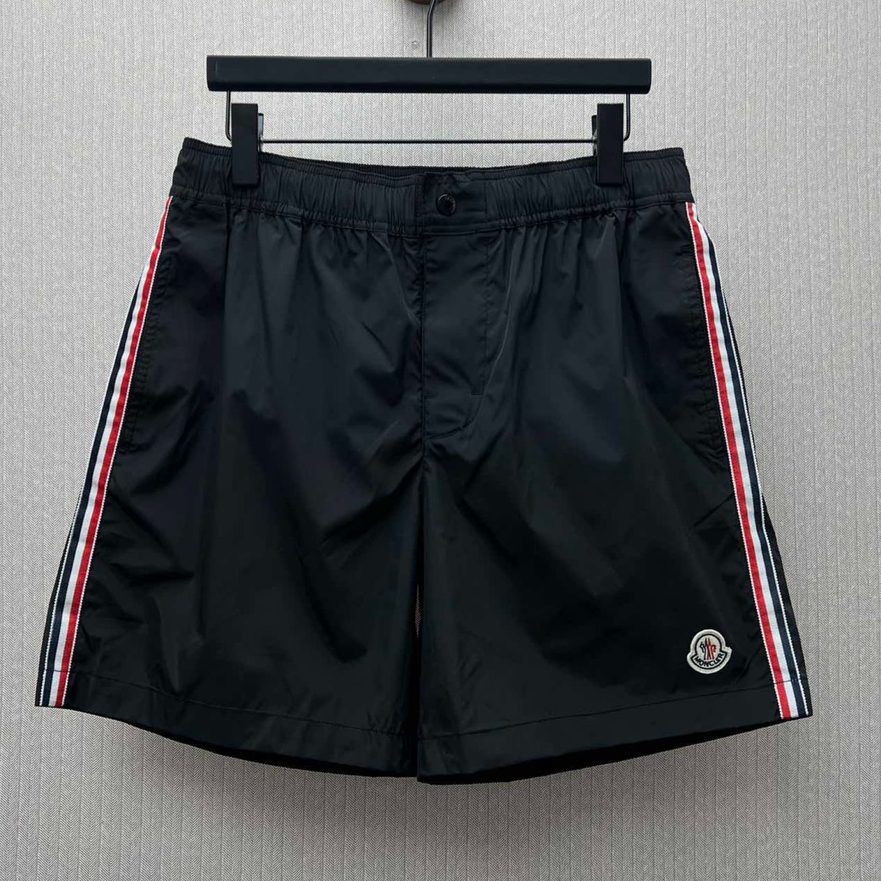 MONCLER Side Pocket Tricolor Swim Shorts/Black（K10912C0001853326999）