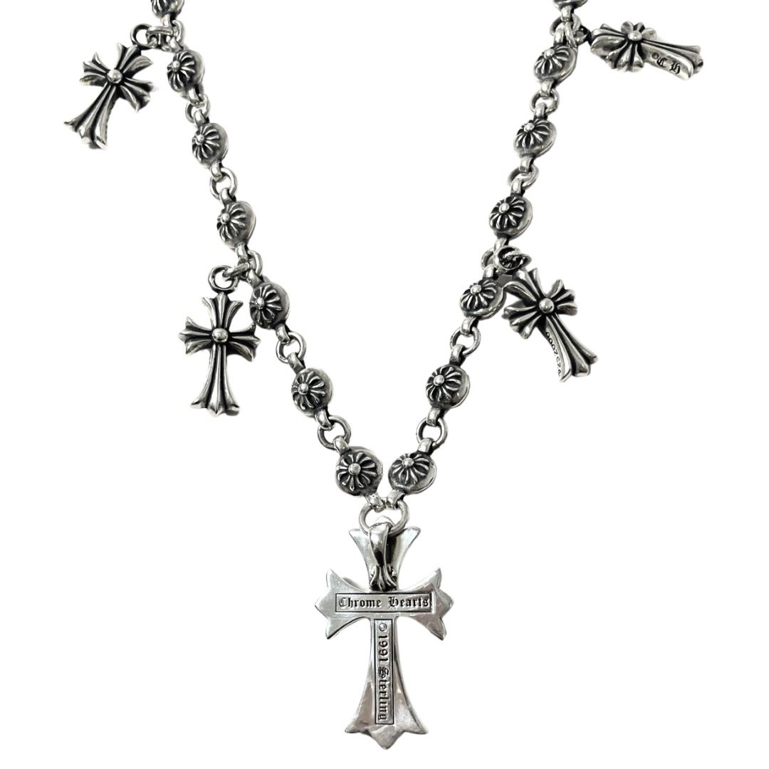 Chrome Heart Cross Beaded Pants Chain （CHROME HEARTS 405）