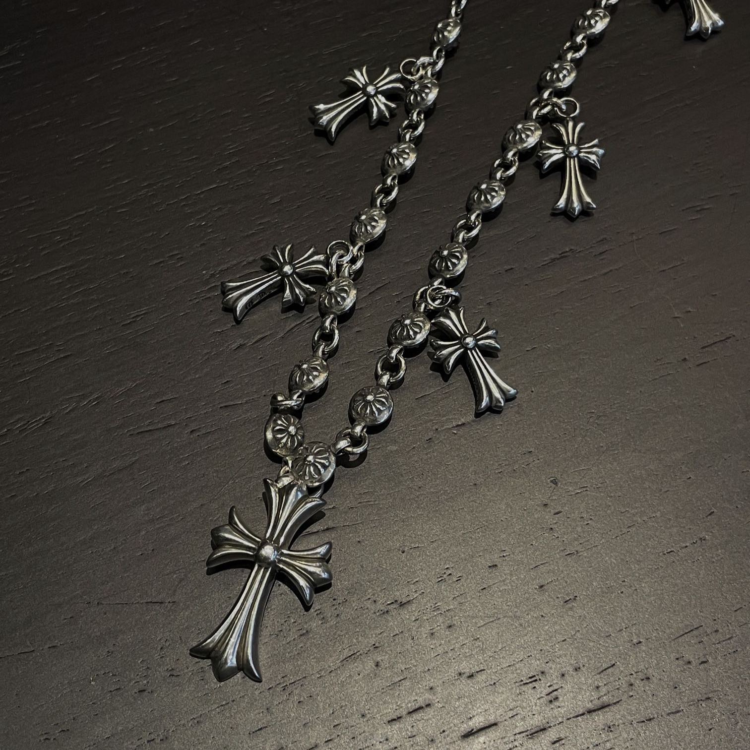 Chrome Heart Cross Beaded Pants Chain （CHROME HEARTS 405）