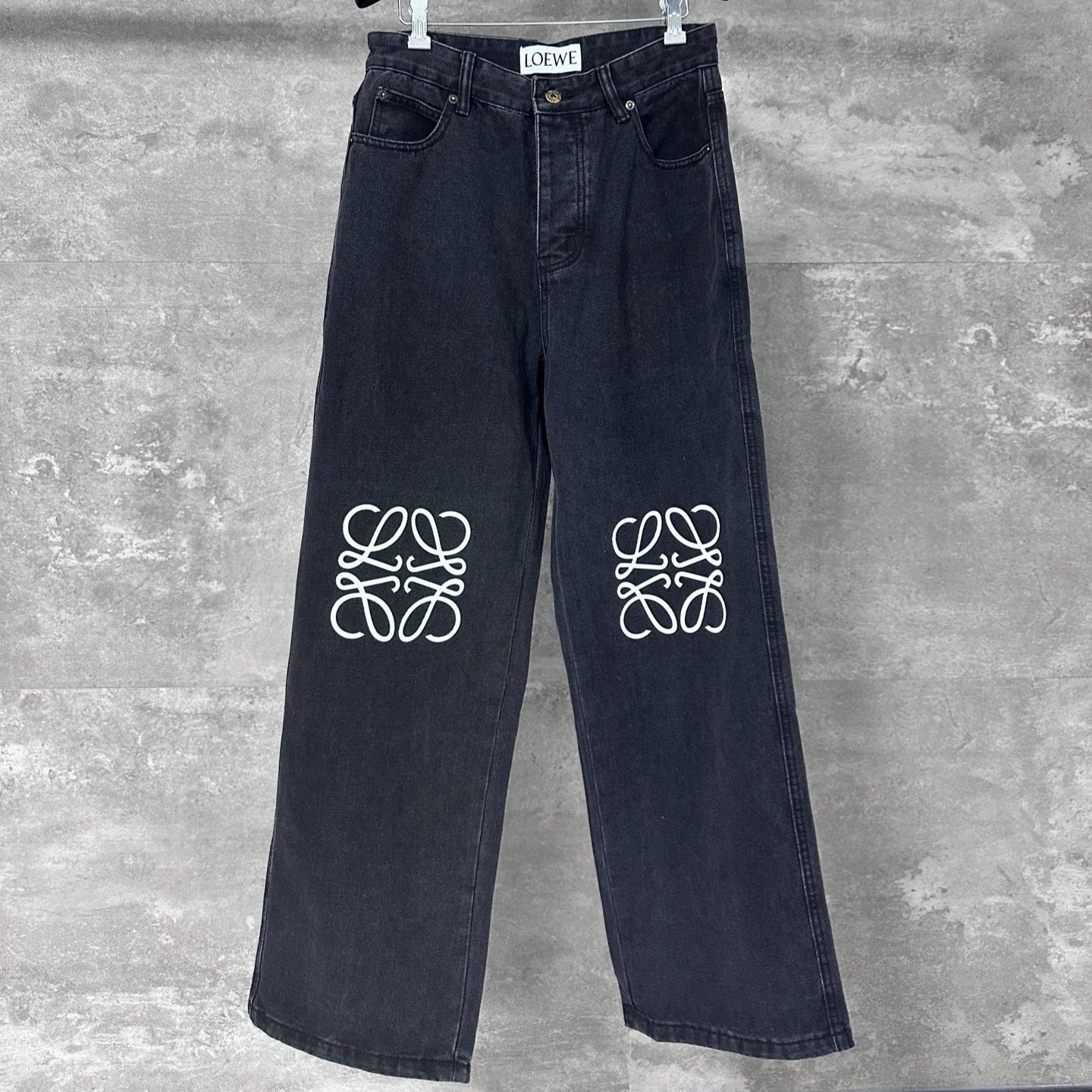 LOEWE Button Flight Jeans Loose Fit Jeans (H526Y11X78-1100）