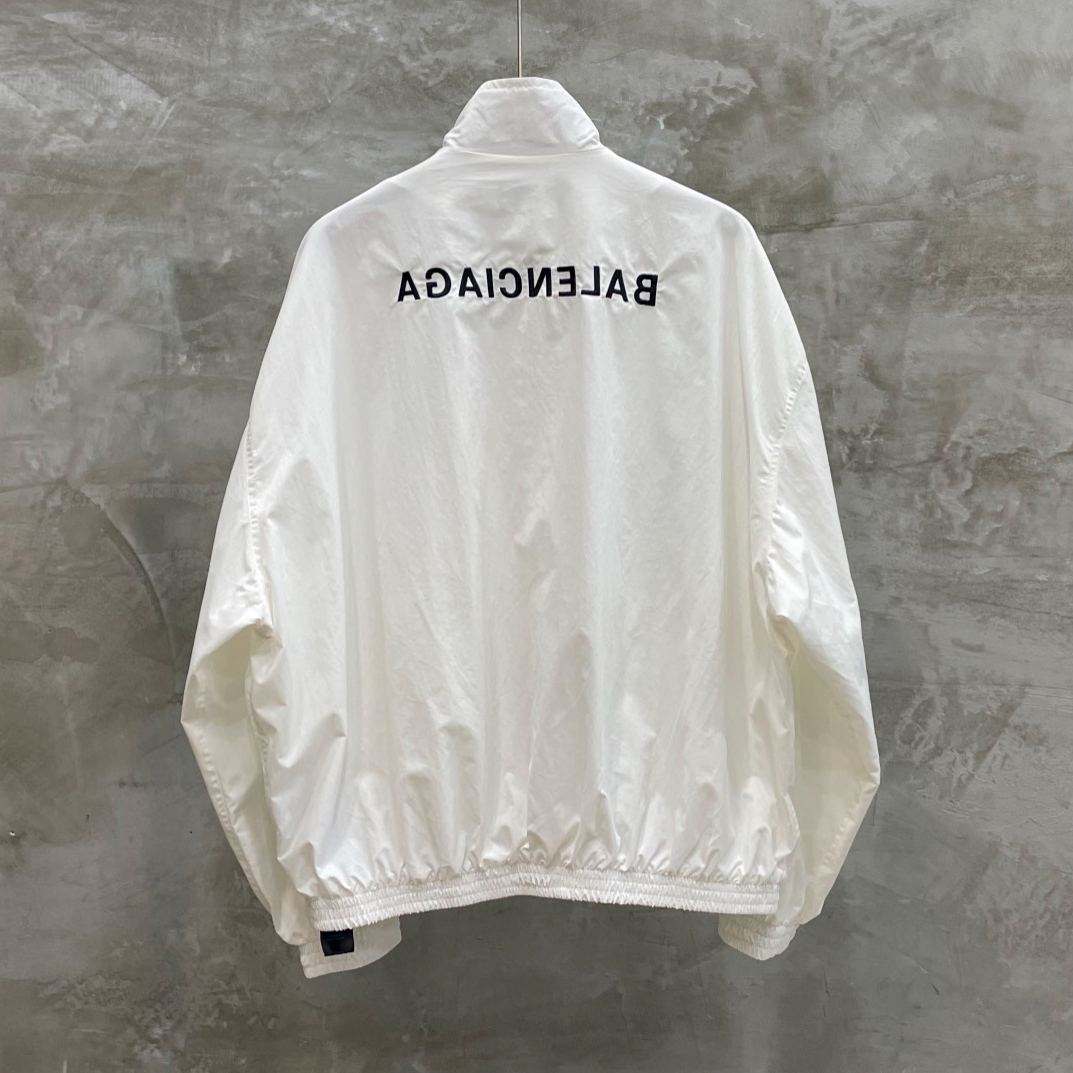 BALENCIAGAREGULAR TRACKSUIT jacket with logo (790745TPQ381000）