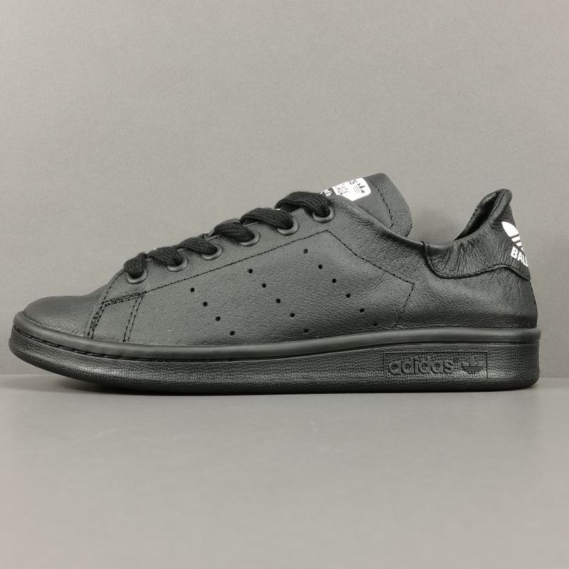 Balenciaga x adidas originals Stan Smith Sneakers 'Black'（721835WBDV31000）
